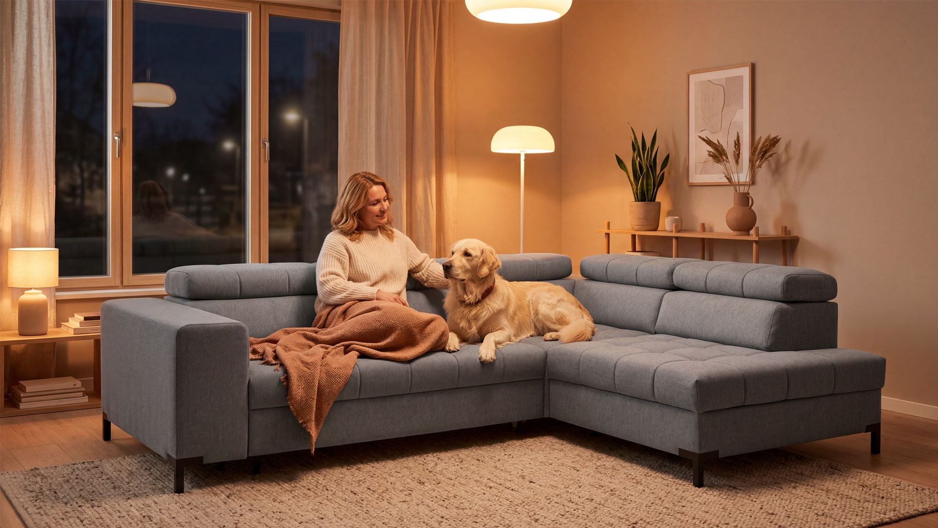 exxpo - sofa fashion Ecksofa »Bocco, hochwertige Verarbeitung, toller Sitzkomfort, bequem, L-Form« aus Luxus-Microfaser +Simply Clean - für besonders einfache Reinigung!