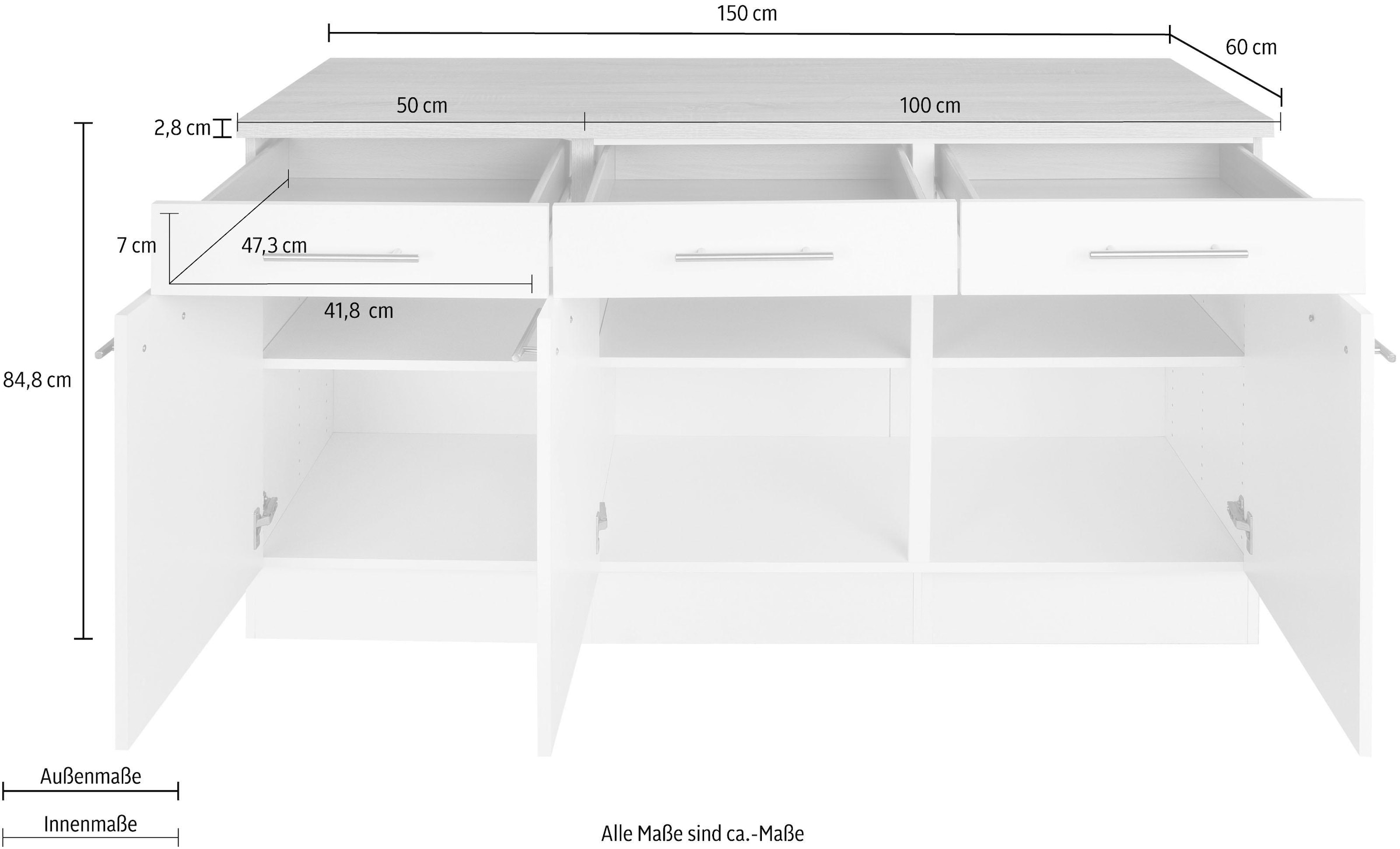 OPTIFIT Unterschrank »Tula« , Breite 150 cm