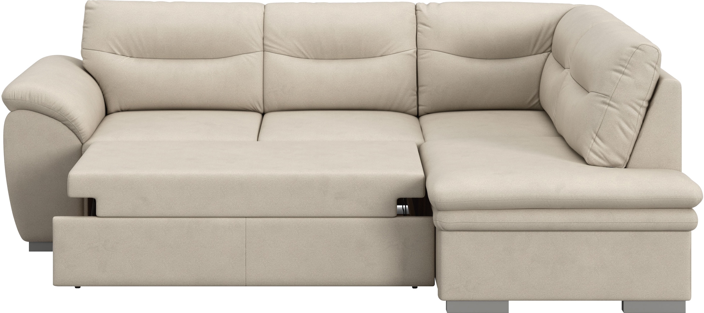 COTTA Ecksofa »Leandra L-Form«, wahlweise mit Bettfunktion & Bettkasten