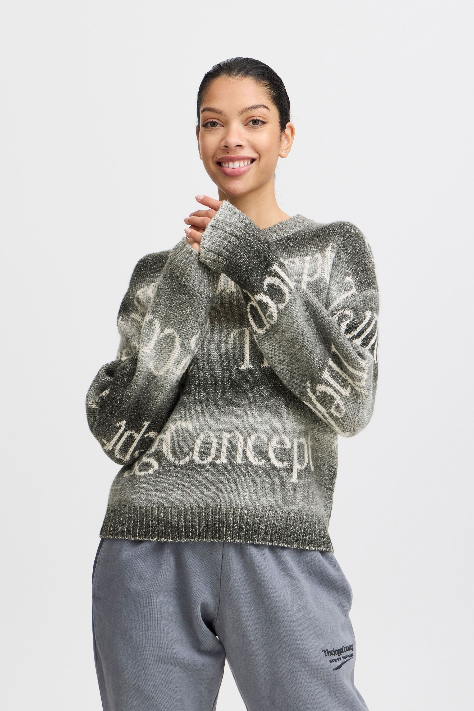 TheJoggConcept Strickfleece-Pullover »Strickpullover JCOBI PULLOVER«