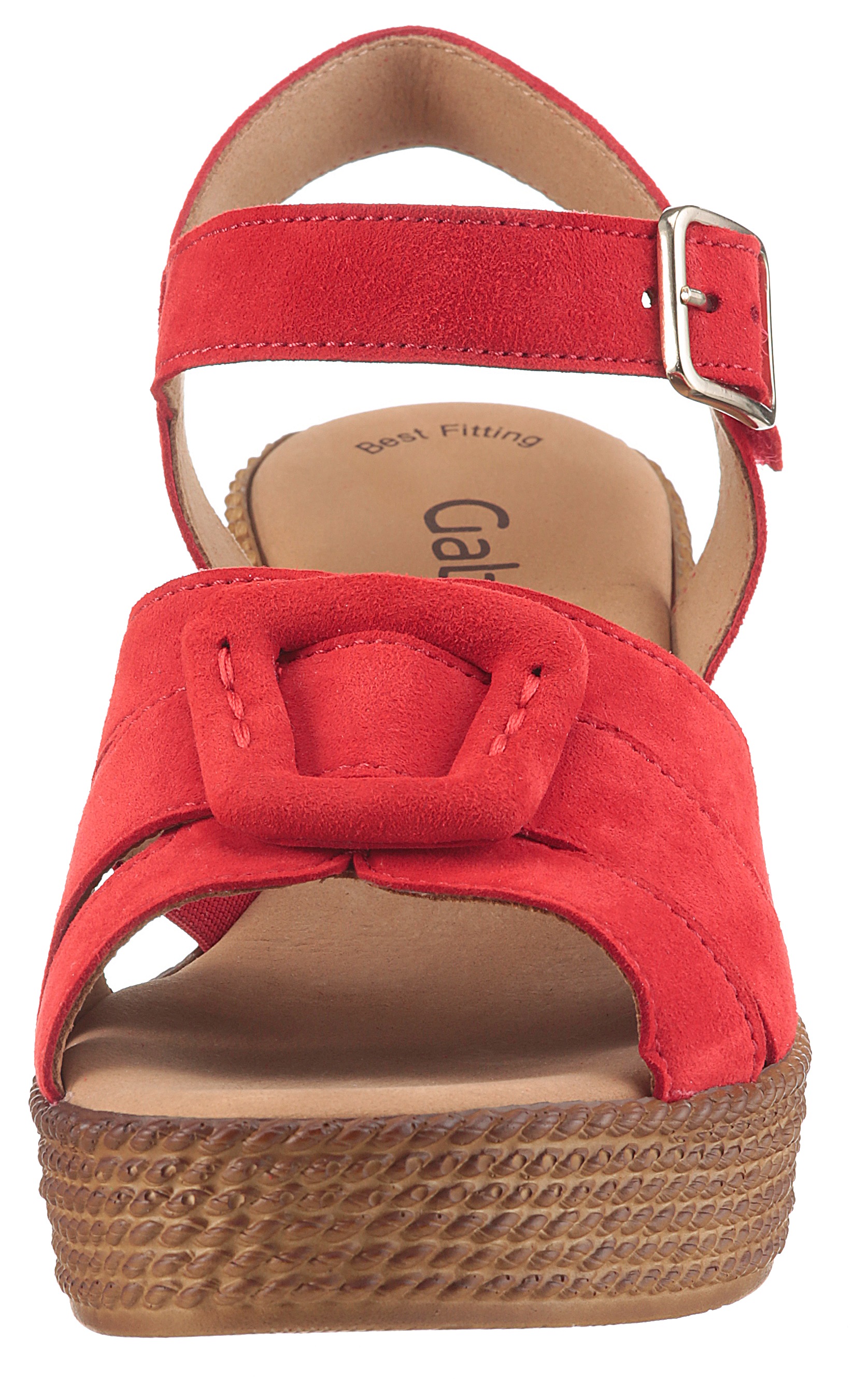 Gabor Keilsandalette, Plateau, Sommerschuh, Riemchensandale mit Best Fitting Ausstattung