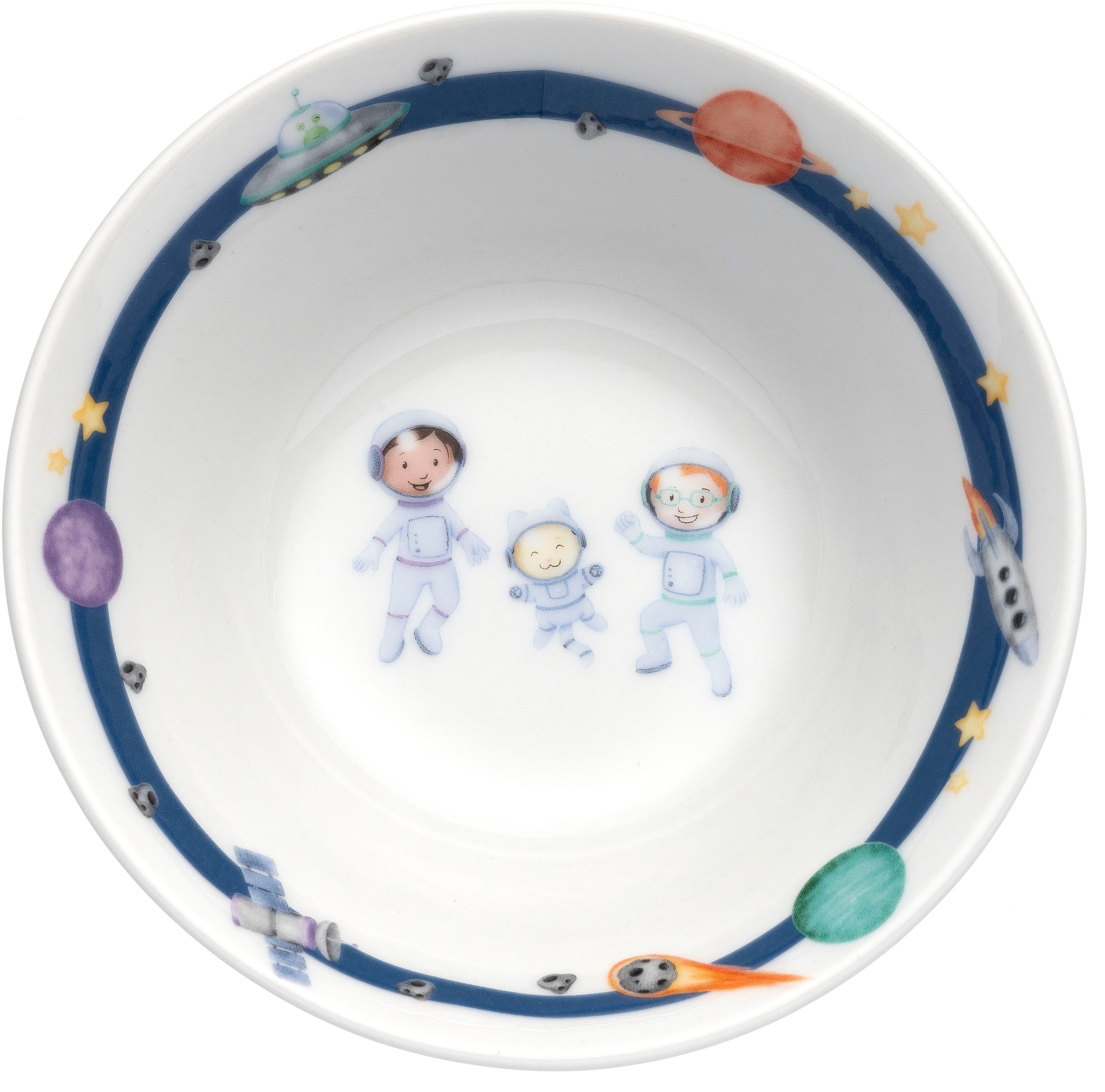 LEONARDO Kindergeschirr-Set »BAMBINI AVVENTURA«, (Set, 3 tlg.), Weltall