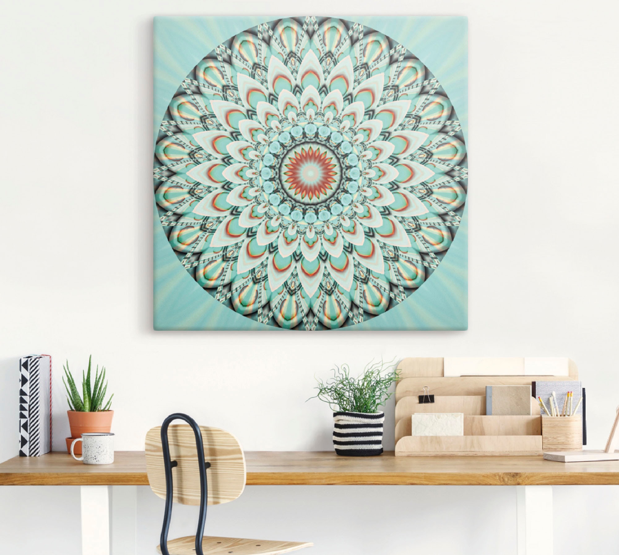 Artland Wandbild »Mandala Integrität«, Muster, (1 St.), als Leinwandbild, Wandaufkleber in verschied. Größen