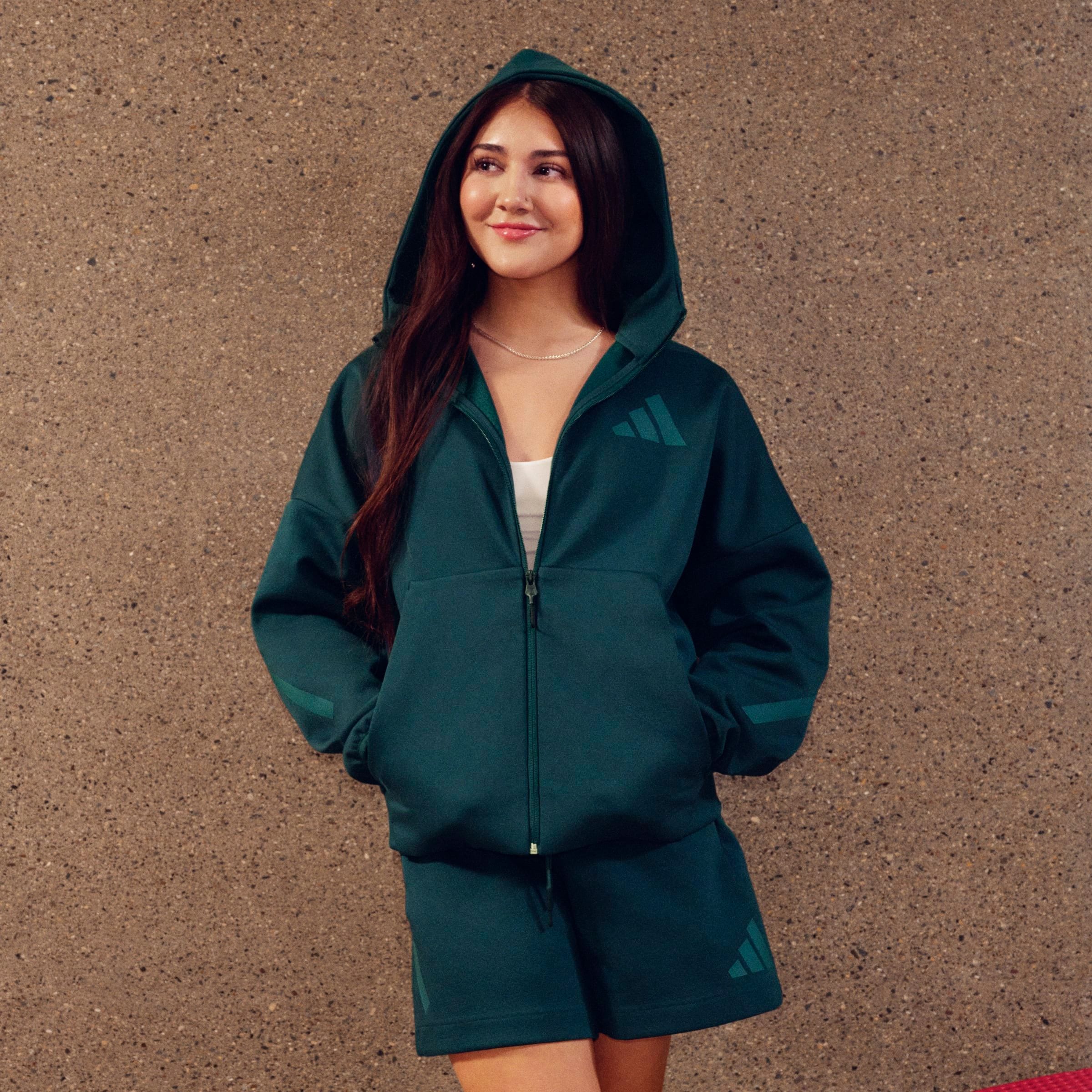 adidas Sportswear Kapuzensweatshirt »W Z.N.E. FZ«