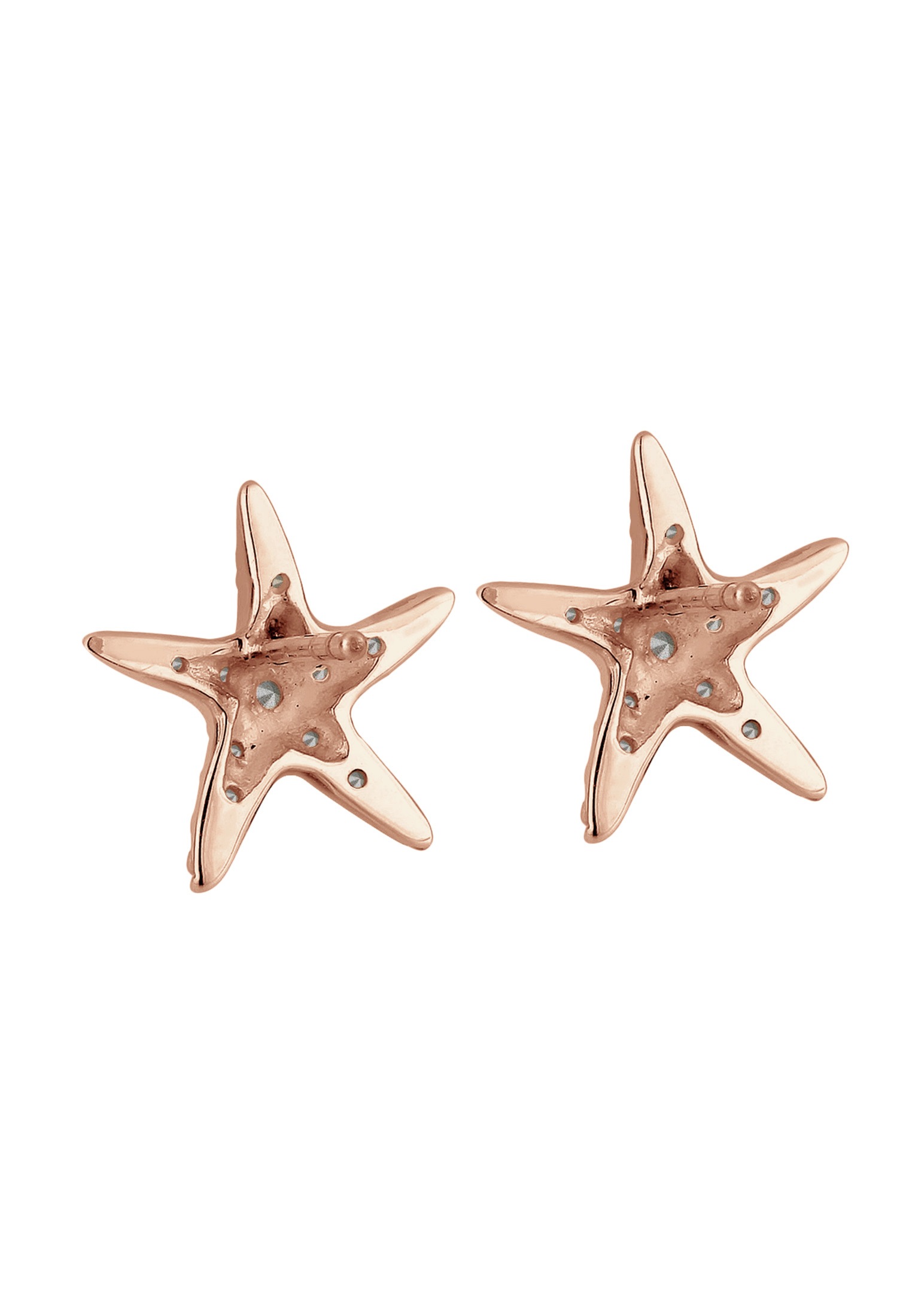 Elli Paar Ohrstecker »Ohrringe Seestern mit Kristalle funkelnd 925 Sterling Silber«