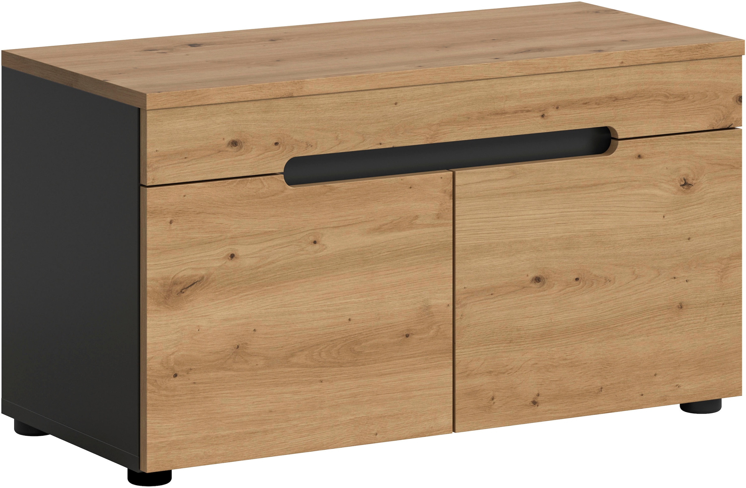 Home affaire Sitzbank »REHAT, TOPSELLER!, Breite 80cm, 2 Türen, 2 Fächer« in verschiedenen Farben erhältlich, Garderobenbank, Flurbank, Dielenbank, 