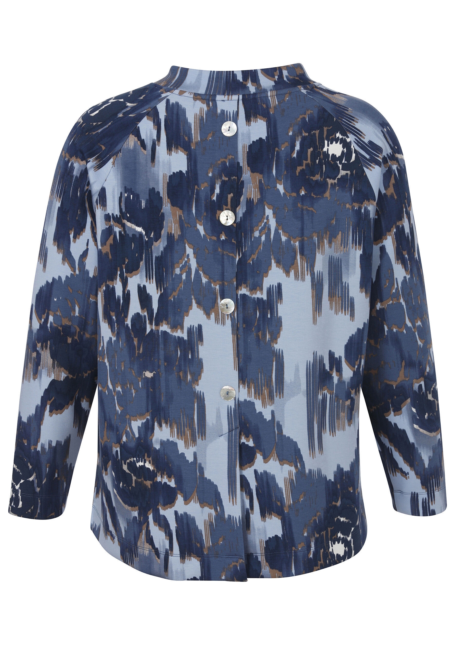 VIA APPIA DUE Sweatshirt »VIA APPIA DUE Sweatshirt«, mit Perlmuttknöpfen
