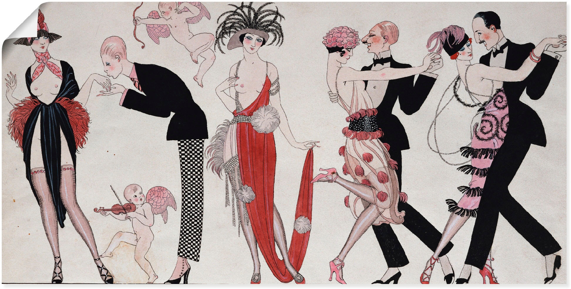 Artland Wandbild »Tango.«, Sport, (1 St.), als Leinwandbild, Poster in verschied. Größen