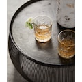 Leonique Whiskyglas »Orne«, (Set, 6 tlg.), mit ausdrucksstarkem Relief und Goldrand, 340 ml, 6-teilig