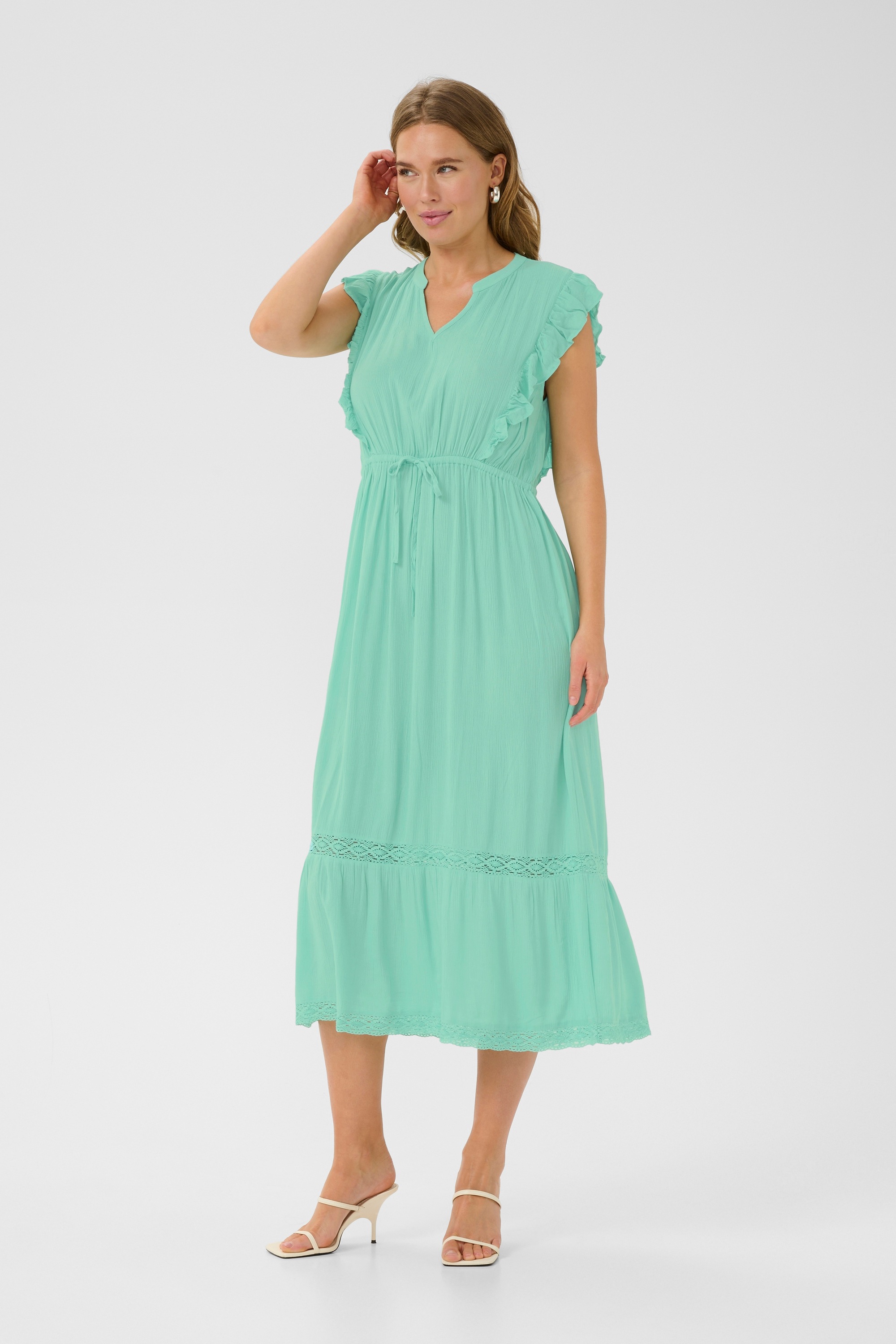 KAFFE Midikleid »Kleid BPjetta«