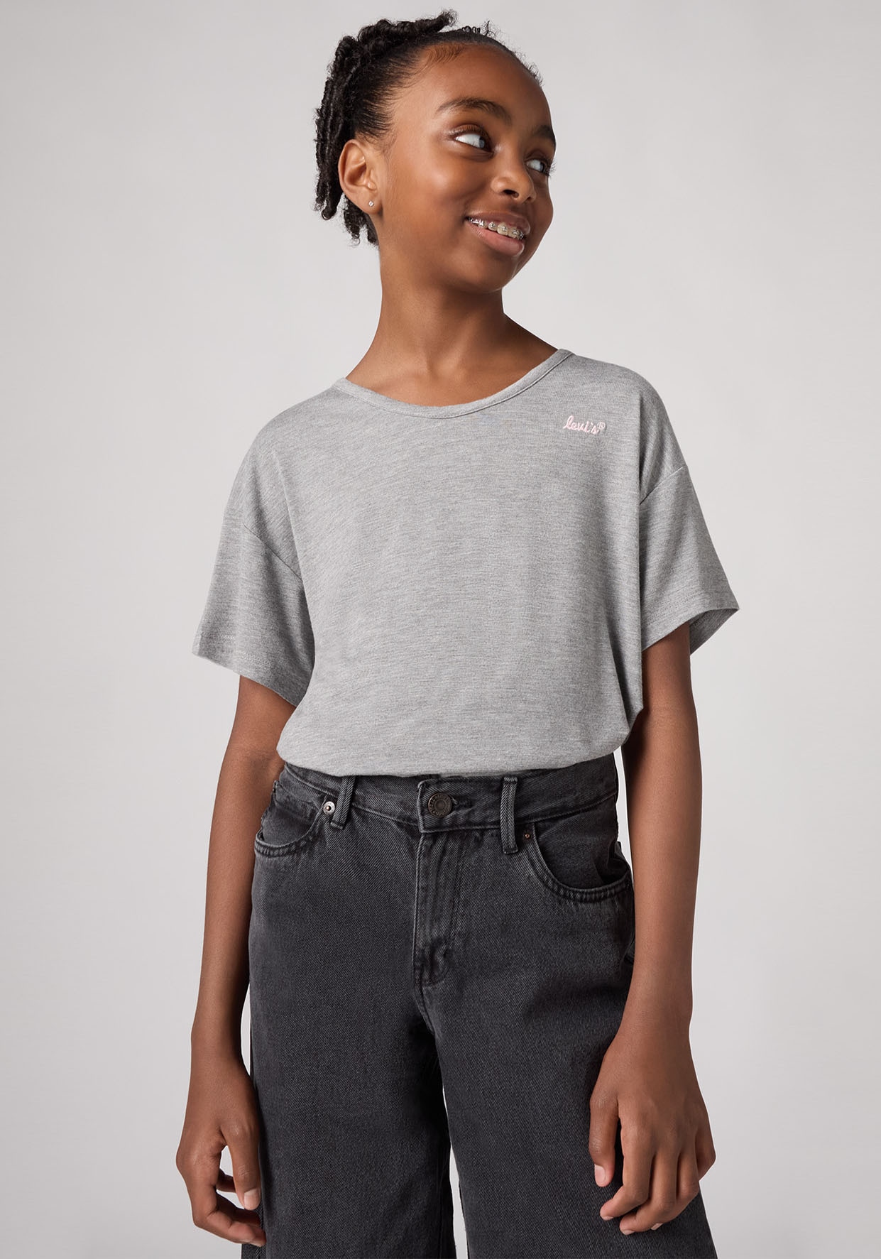 Levi's® Kids T-Shirt »LVG NEW FAVORITE TEE«, in melierter Optik, for Girls