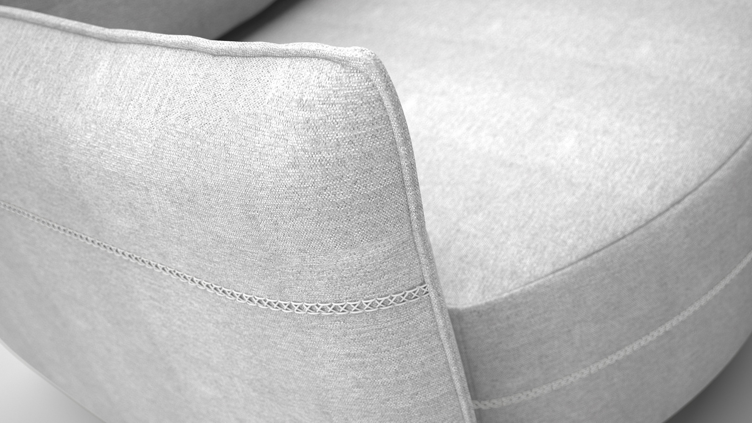 exxpo - sofa fashion Loungesofa »Ortis mit toller Kontrastnaht, Solitärmöbel, bequem, schmale Armlehne« Schlafsofa mit Bettfunktion und Bettkasten, komfortabler Federkern