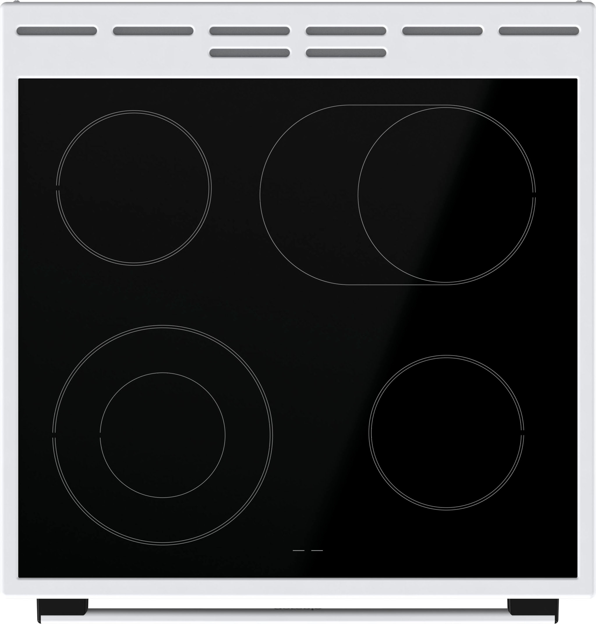 GORENJE Elektro-Standherd »GECS6C70WPA«, mit 2-fach-Teleskopauszug, Aqua Clean, Knusprig genießen – ganz ohne Extra-Kalorien - dank AirFry-Funktion