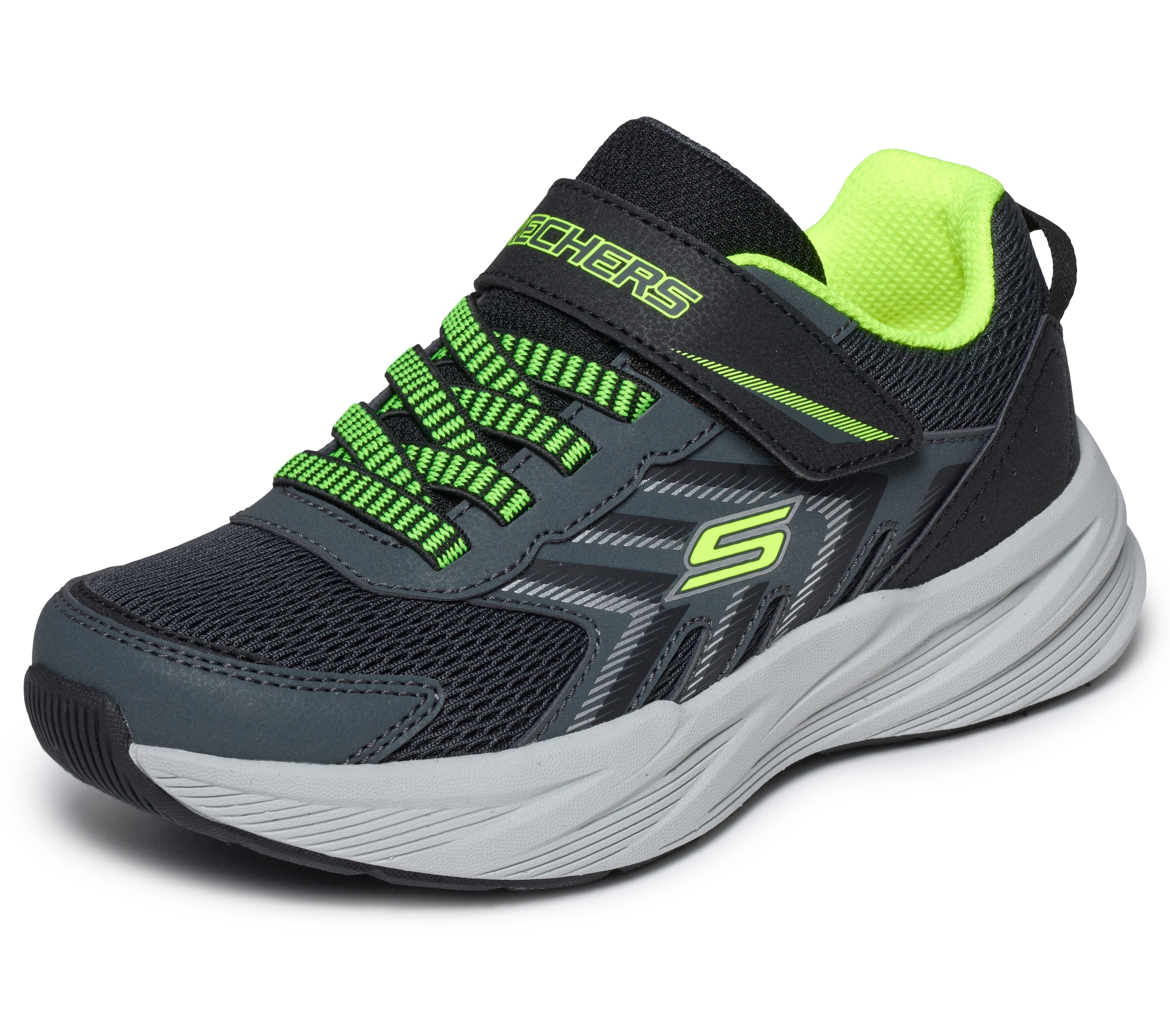 Skechers Sneaker »MICROSPEC TREAD«  Schnürer mit Klettverschluss, Größenschablone zum Download