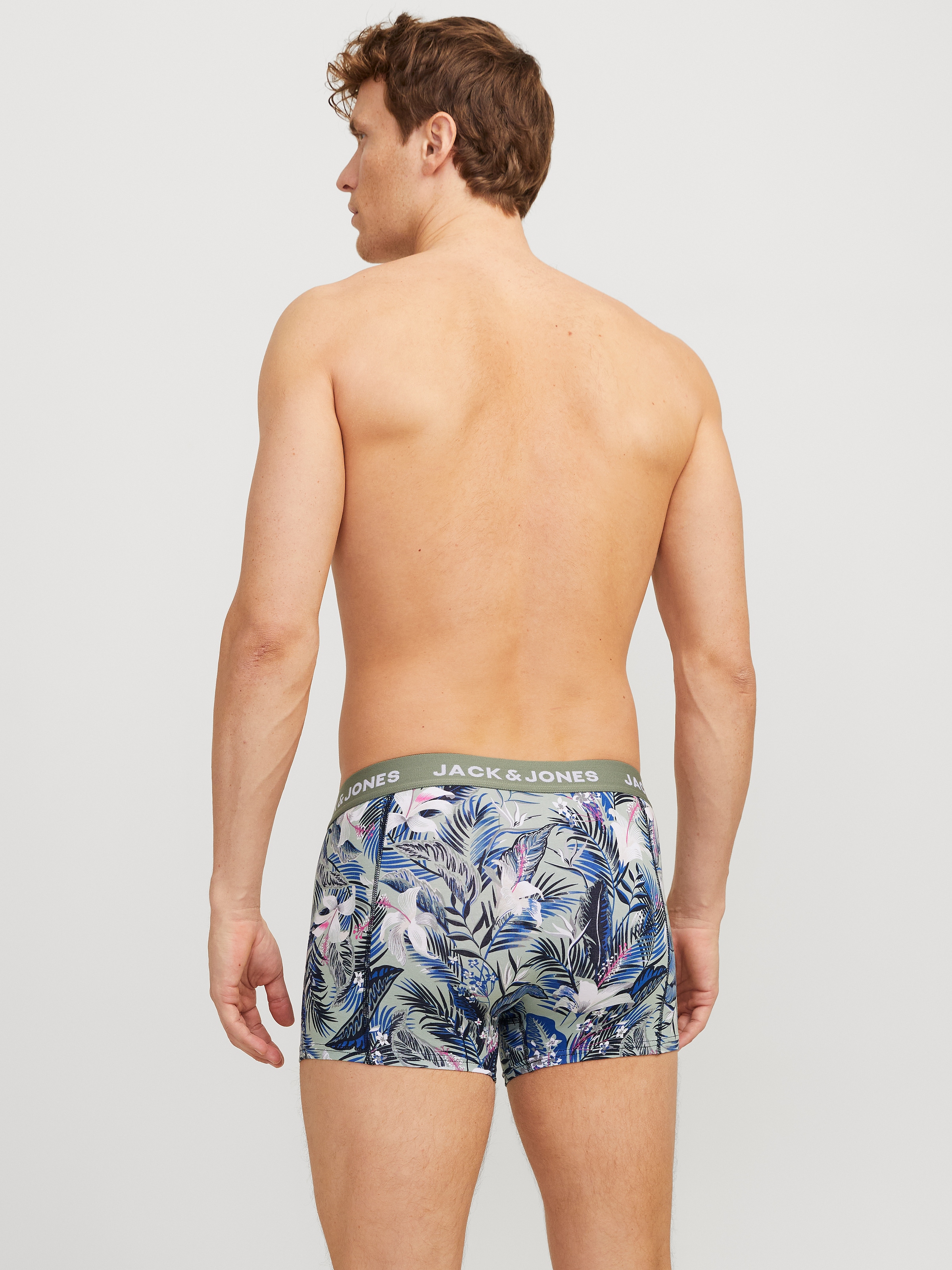 Jack & Jones Trunk »JACBRADY FLOWER TRUNKS 3 PACK SN«, (3 St.), mit All-Over Print