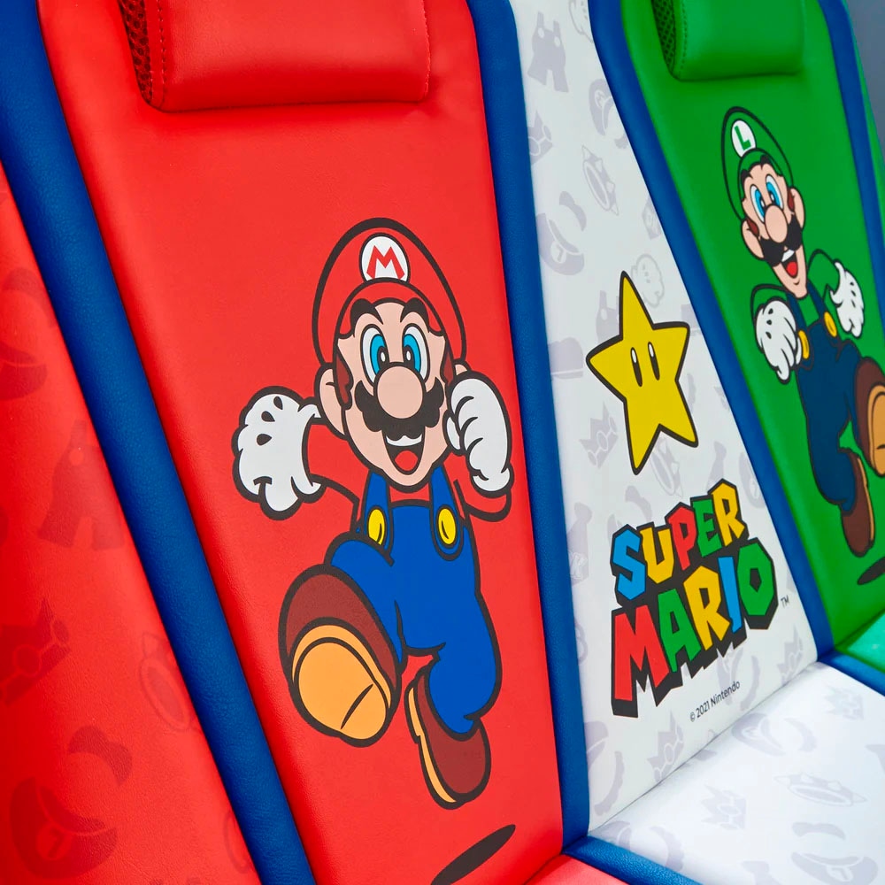 X Rocker Gaming-Stuhl »Nintendo Super Mario™ Dual VS 2.1 Floor Rocker Gaming Bodensessel«