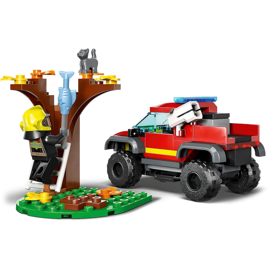 LEGO® Konstruktionsspielsteine »Feuerwehr-Pickup (60393), LEGO® City«, (97 St.)