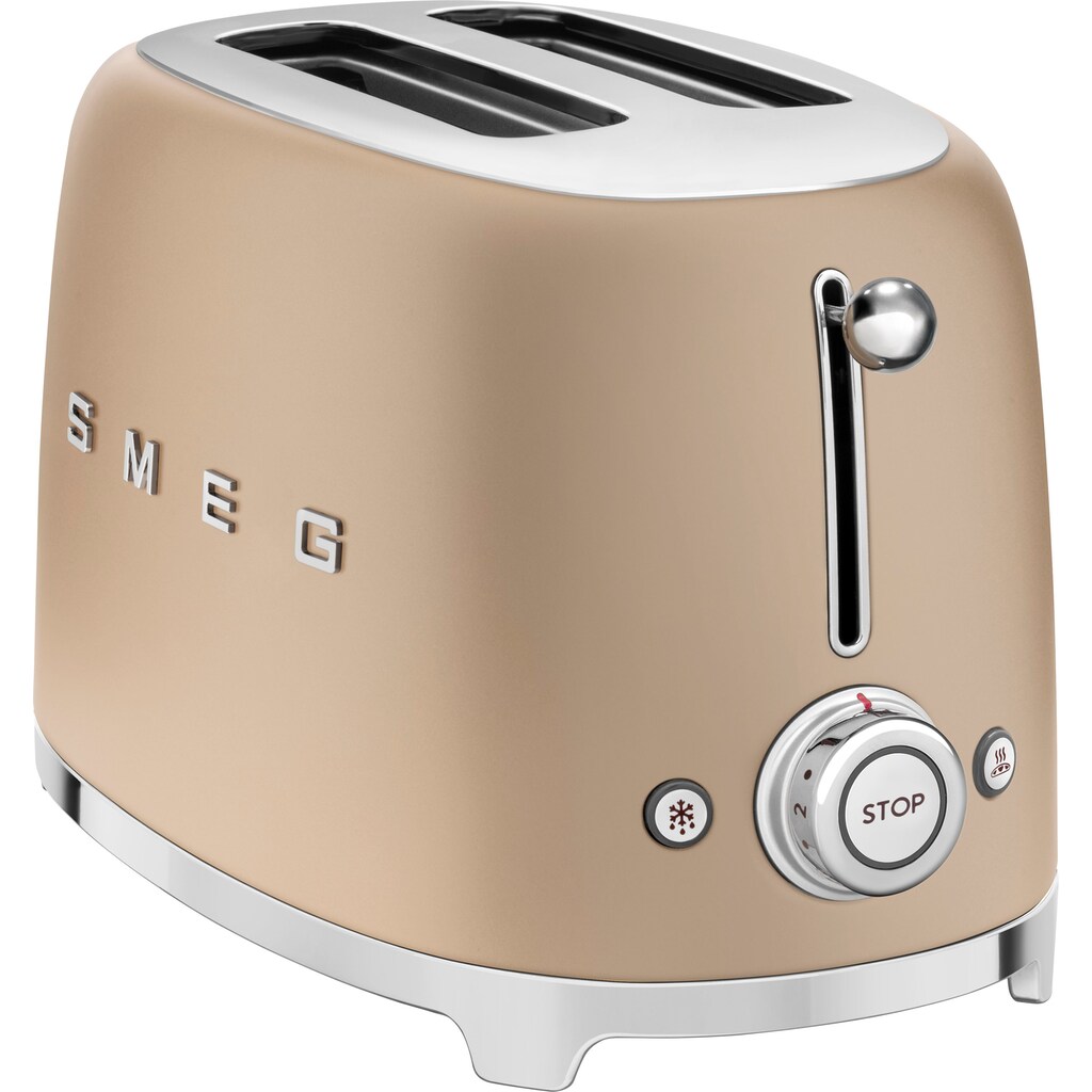 Smeg Toaster »TSF01CHMEU«, 2 kurze Schlitze, 950 W