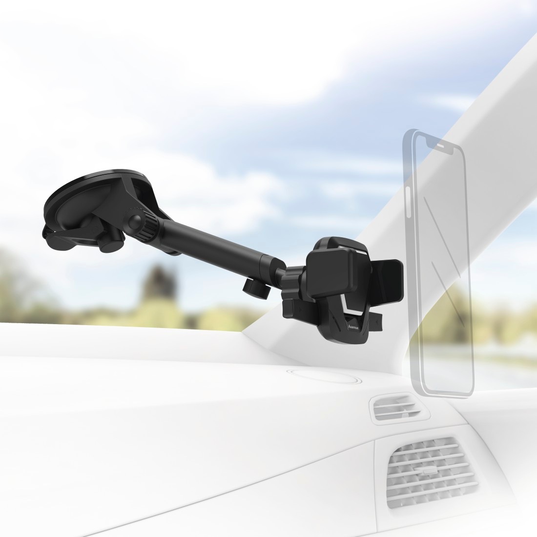 Uni-Smartphone-Halter "Easy Snap Extension" »Geräte mit Breite 5,5...