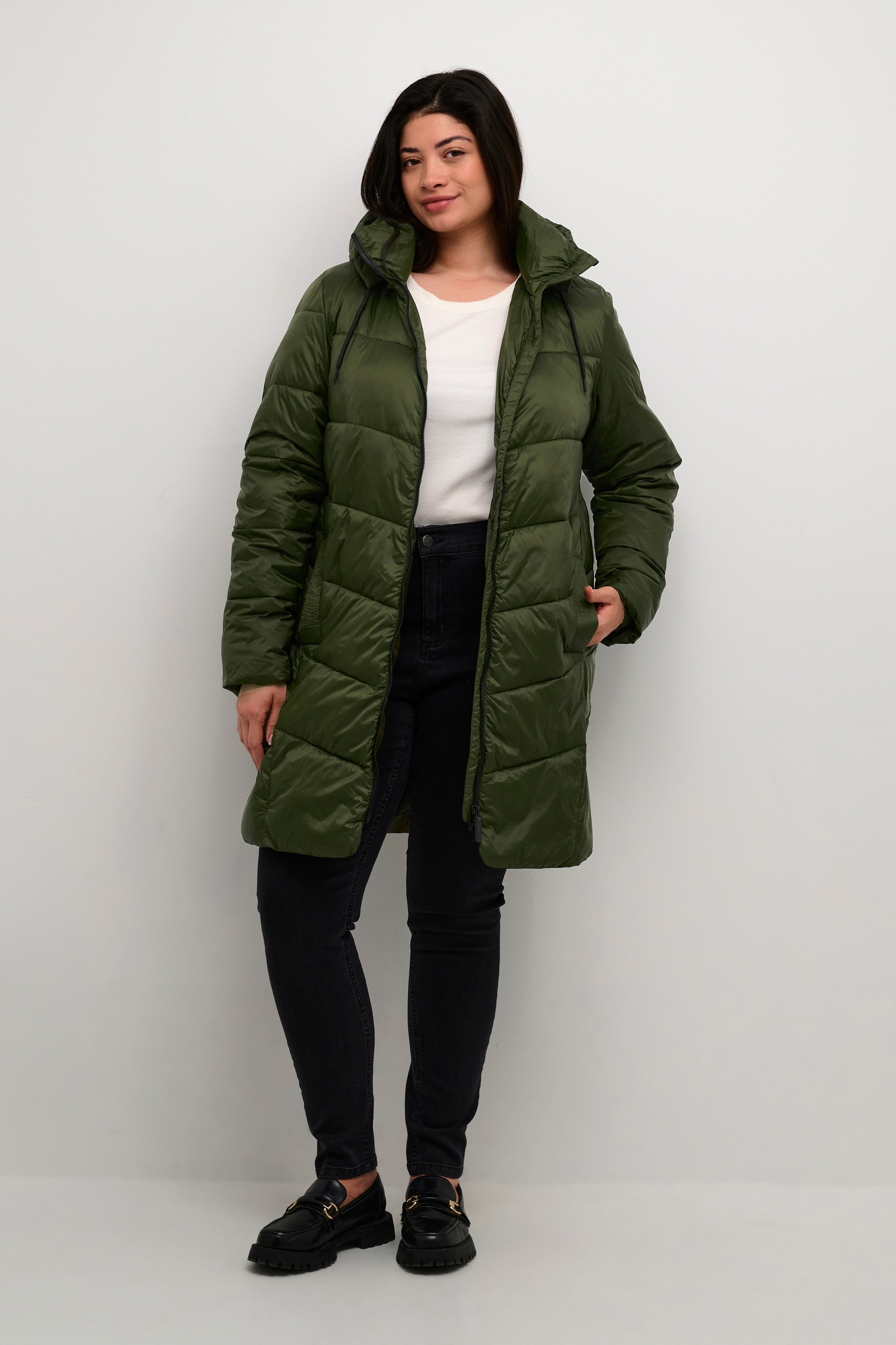 KAFFE Curve Wintermantel »KAFFE Curve Jacke KCsusanna«