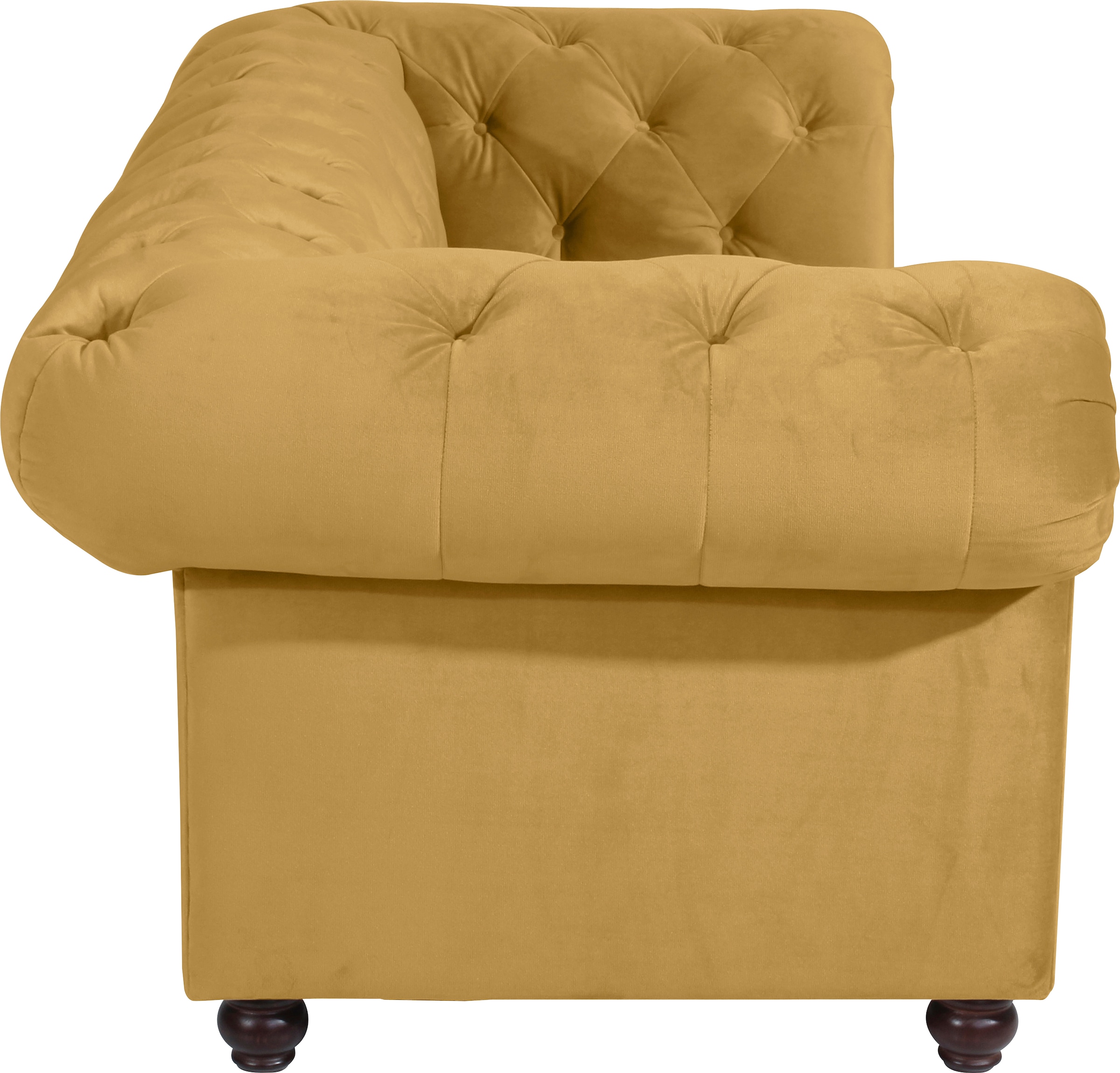Max Winzer® Polstergarnitur »Old England Chesterfield, hochwertig und elegant«, (3 tlg.), mit edler Knopfheftung, 3-tlg.