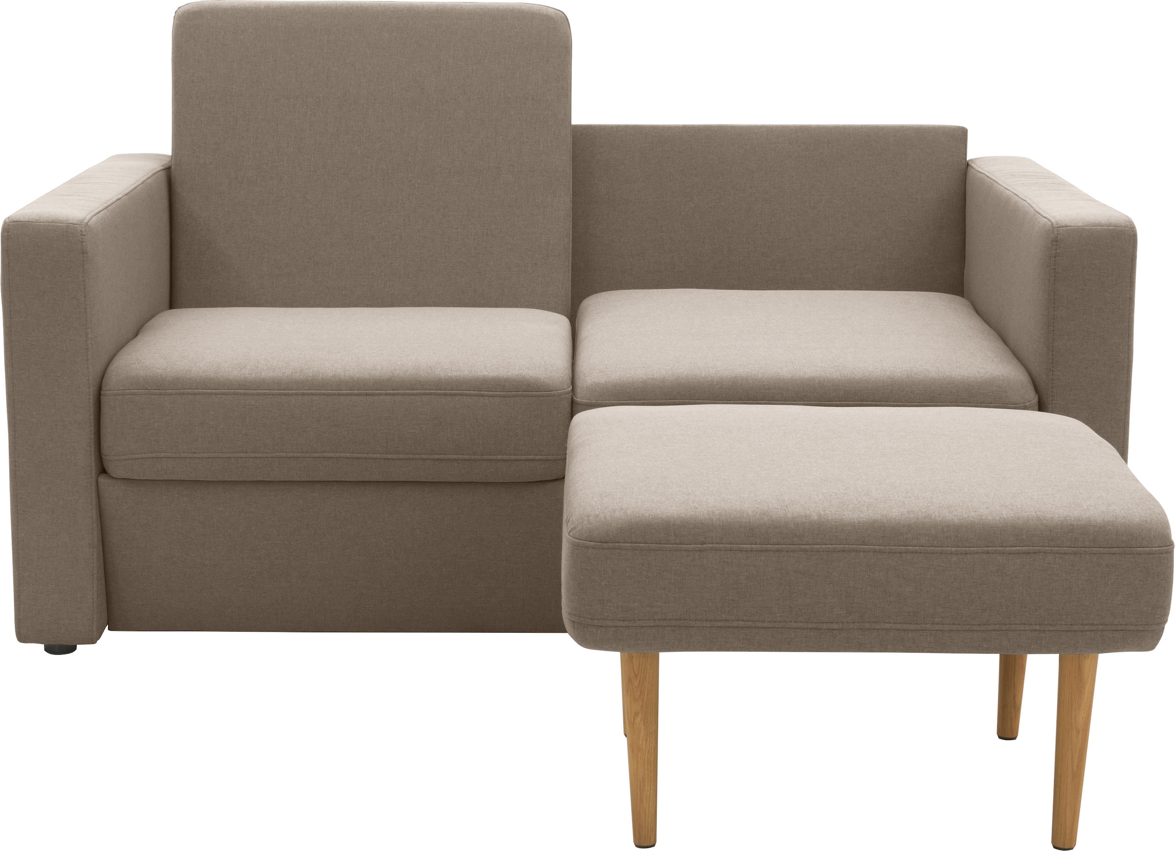 DOMO collection 2-Sitzer »Slunce, Outdoor-Raumwunder« 2-Sitzer inkl. 2 Hocker, Outdoor geeignet