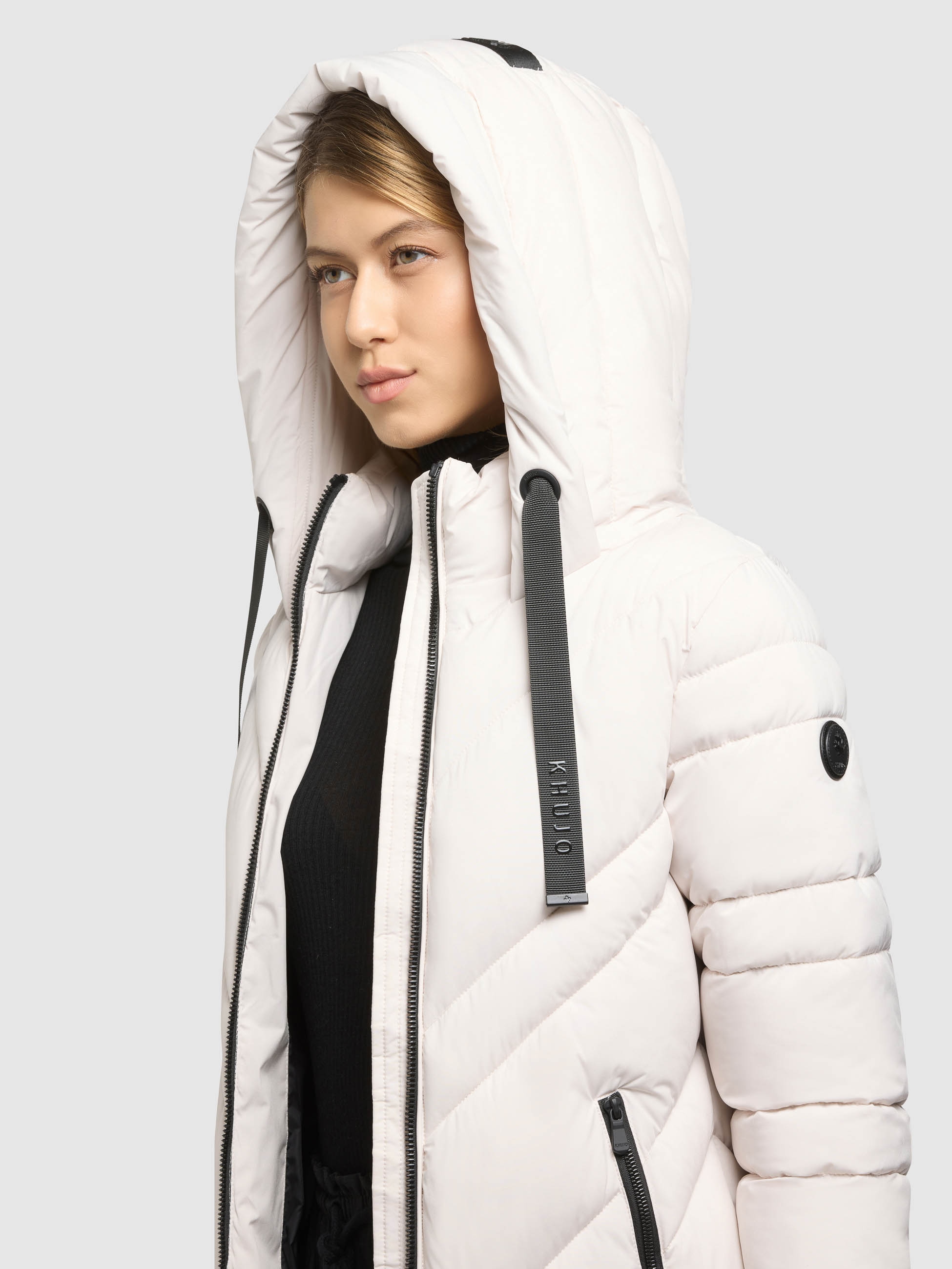 khujo Steppmantel »TABY2« Taschenbeutel mit Fleece