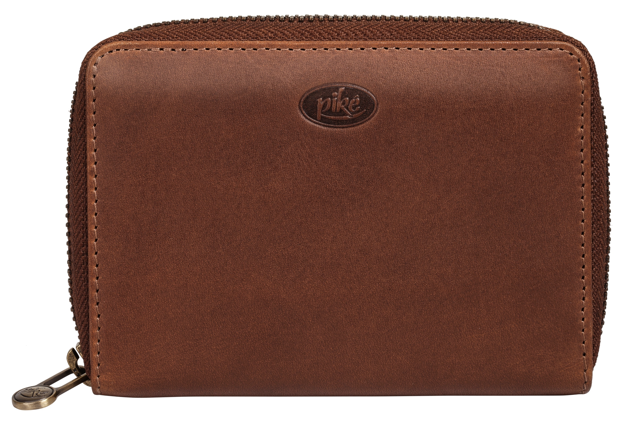 Piké Herren Geldbörse echt Leder in braun