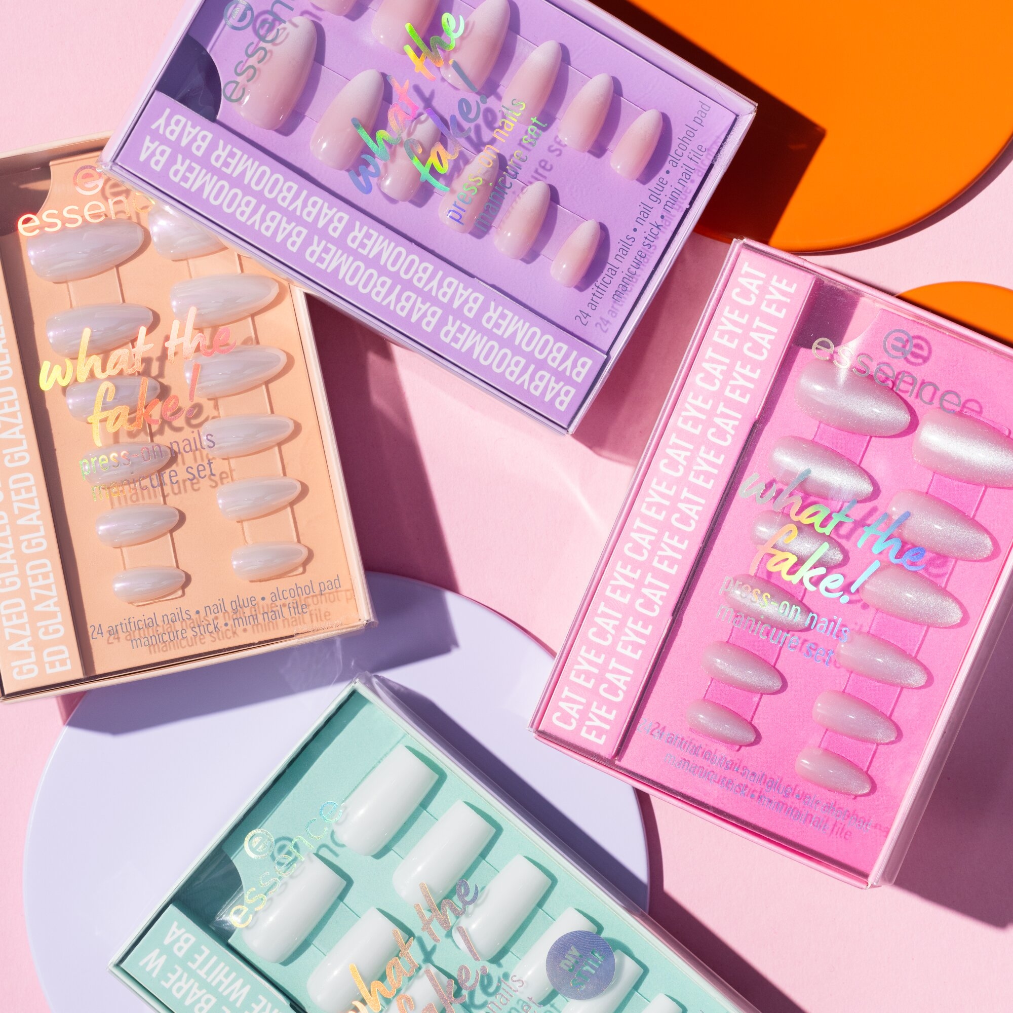 Essence Kunstfingernägel »what the fake! PRESS-ON NAILS manicure set«