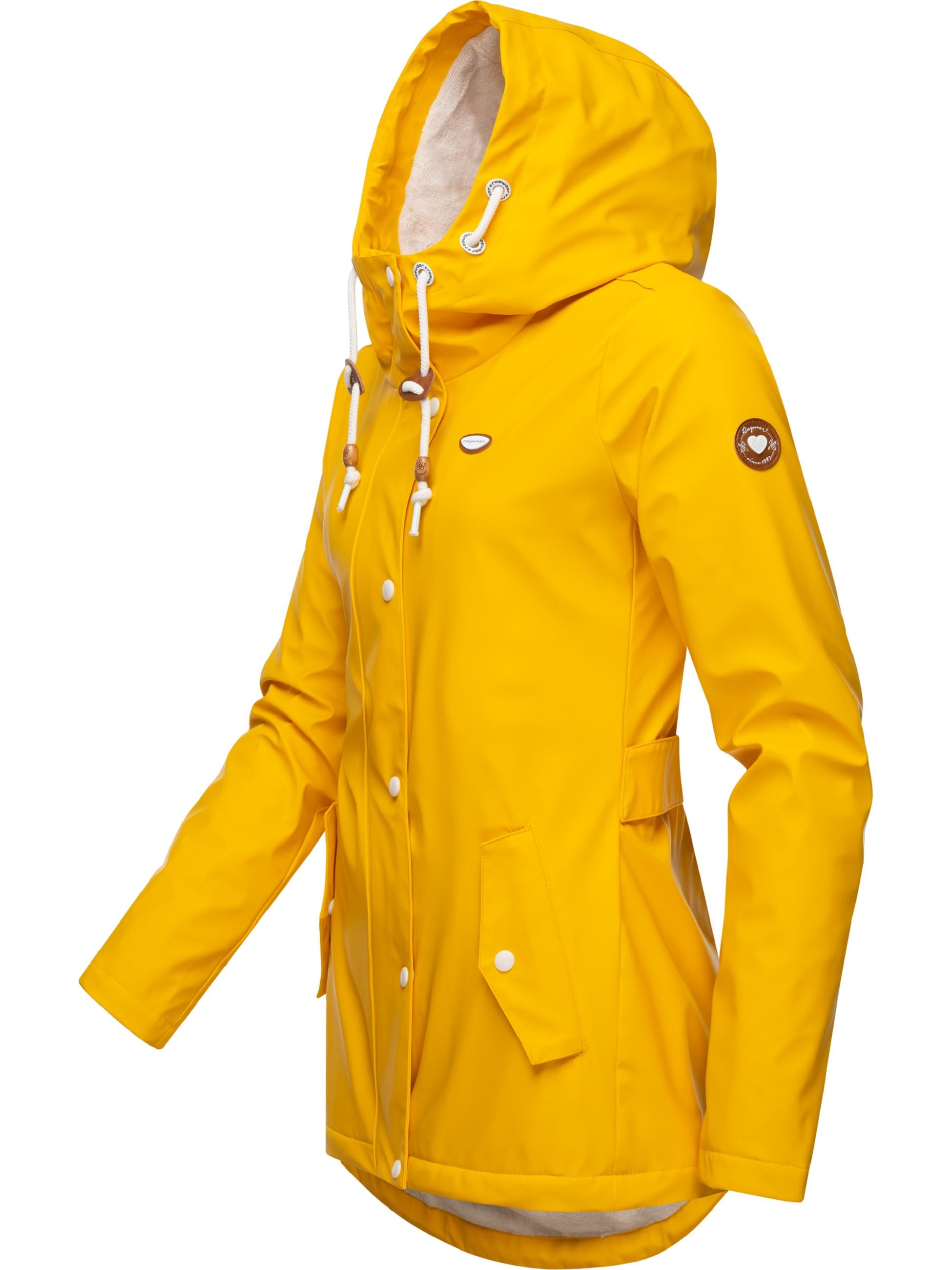 Ragwear Regenjacke »Regenjacke YM-Marge«, mit Kapuze, stylische Übergangsjacke mit großer Kapuze