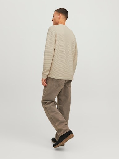 Jack & Jones Rundhalspullover »JJEMATT KNIT CREW NECK NOOS«