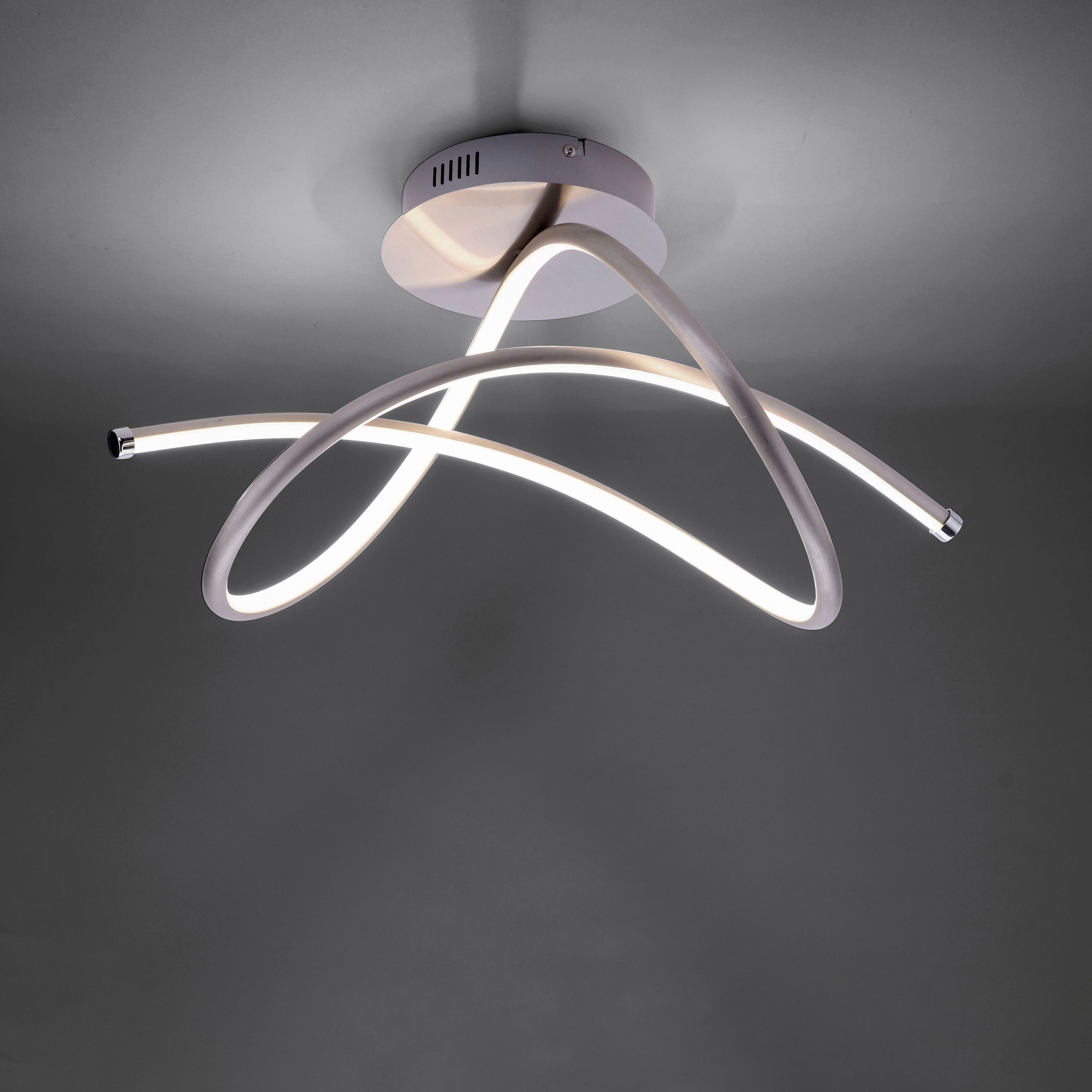 Leuchten Direkt Deckenleuchte »VIOLETTA«, bei LED, festverbaute 1 Stahl Deckenlampe gefertigte online OTTO inklusive flammig-flammig, kaufen aus