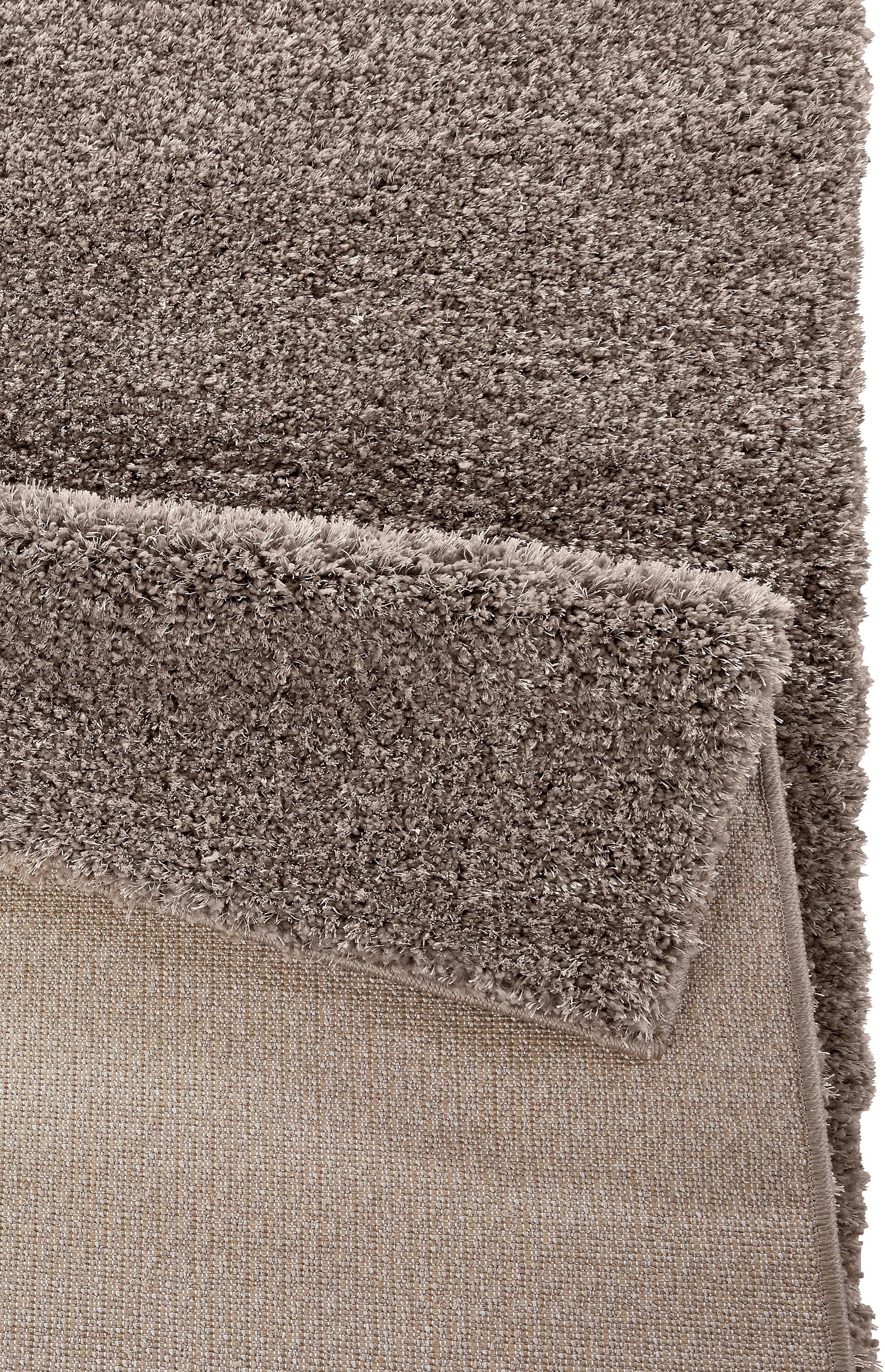 Guido Maria Kretschmer Home&Living Hochflor-Teppich »Cosima«, rechteckig, 30 mm Höhe, Mikrofaser, extra flauschig, weich, pflegeleicht, elegant, Uni