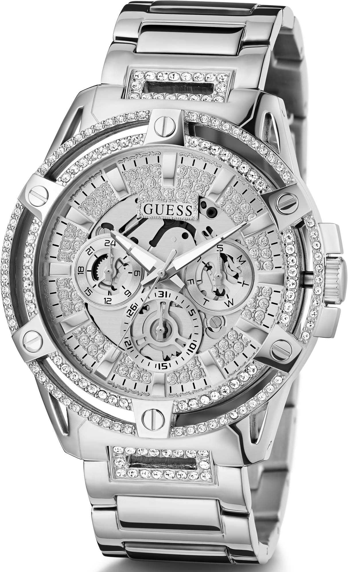 Guess Multifunktionsuhr »GW0497G1«, Armbanduhr, Quarzuhr, Herrenuhr