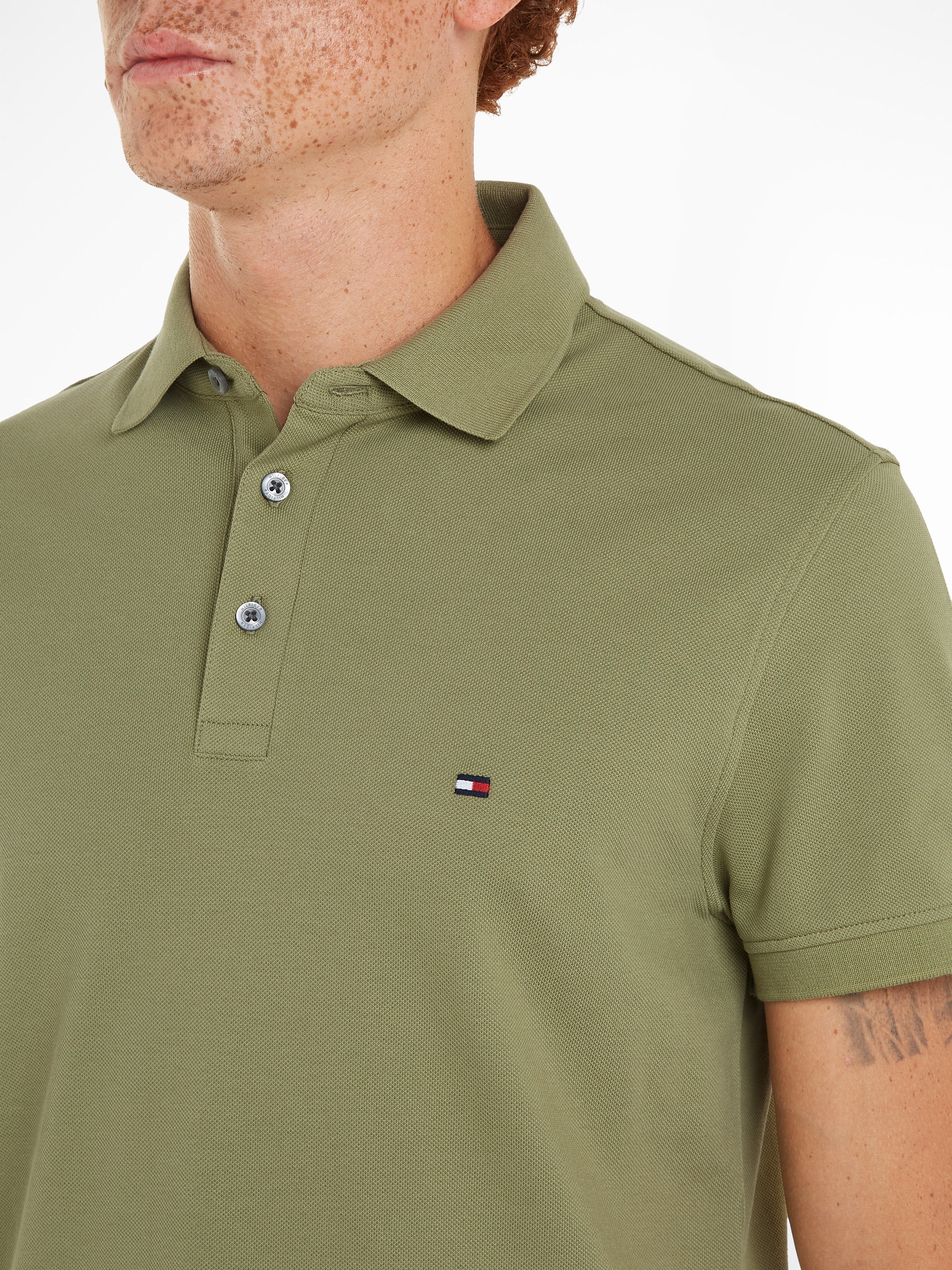 Tommy Hilfiger Poloshirt »1985 SLIM POLO«, aus leicht strukturiertem Piqué-Material