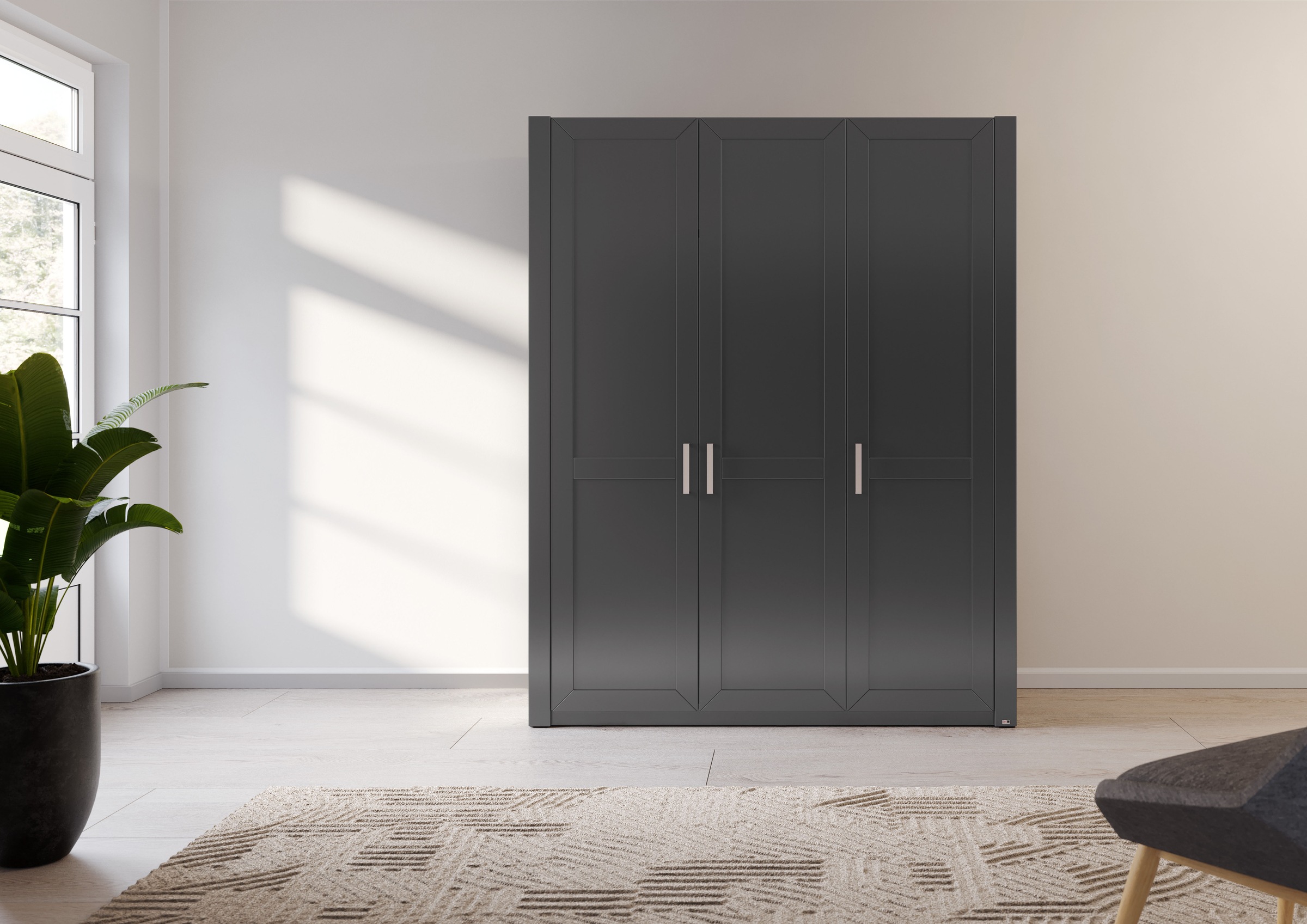 set one by Musterring Kleiderschrank »York Schlafen« 1 Stk. tlg. mit Holztüren, zwei Farben,verschiedene Breiten, Höhe 207 x T 60 cm