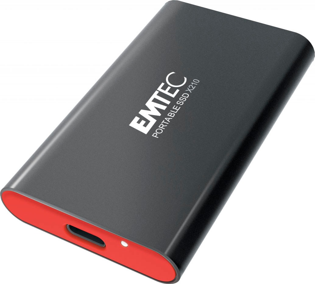 Emtec externe SSD »X210 Elite Portable SSD 256GB« 256 GB Anschluss SATA III USB 2.0 USB 3.2 in schwarz, Größe 256 GB