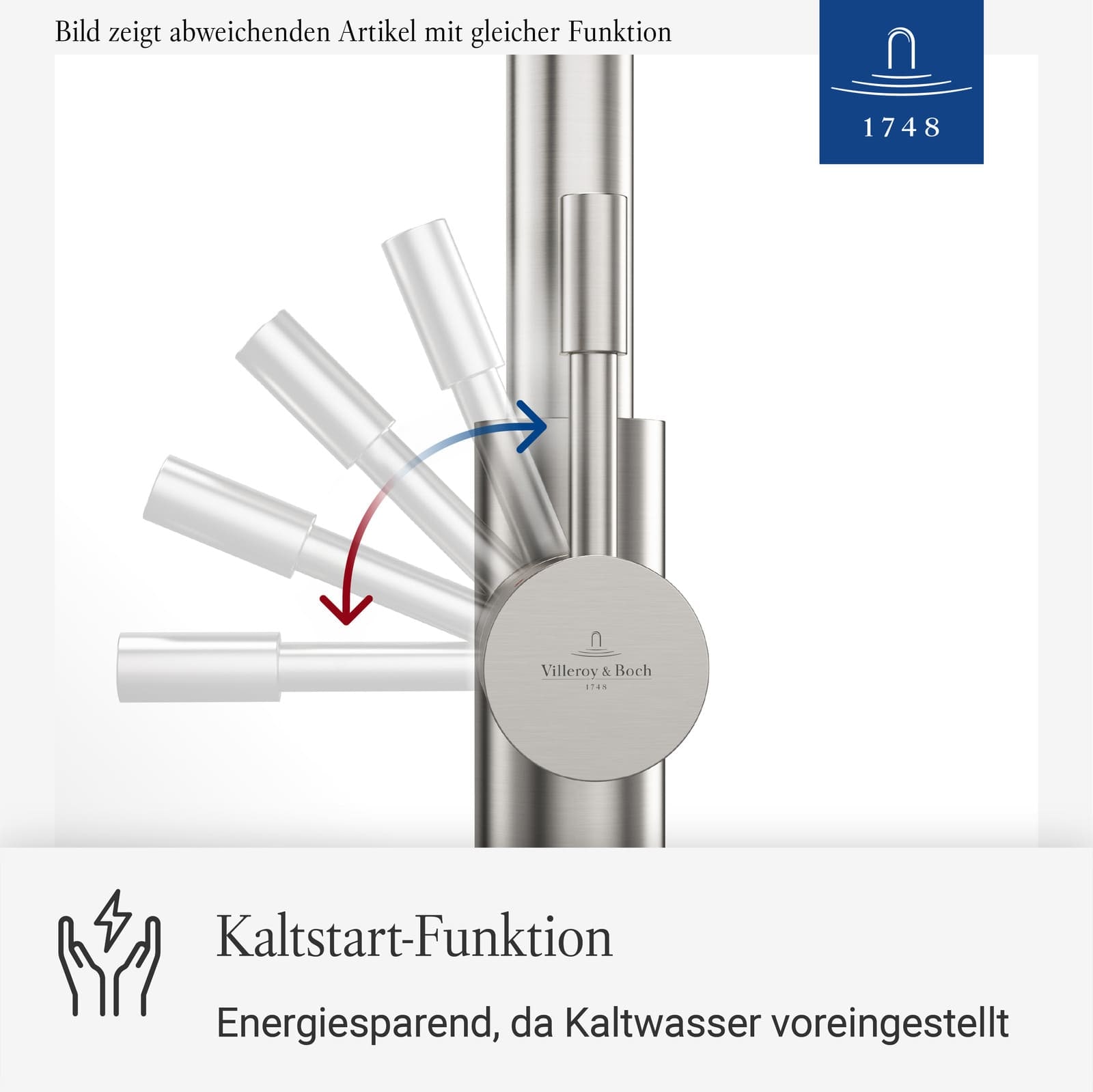 Villeroy & Boch Küchenarmatur »Küchenarmatur Umbrella 27,5 cm gold« 1 Stk. tlg.