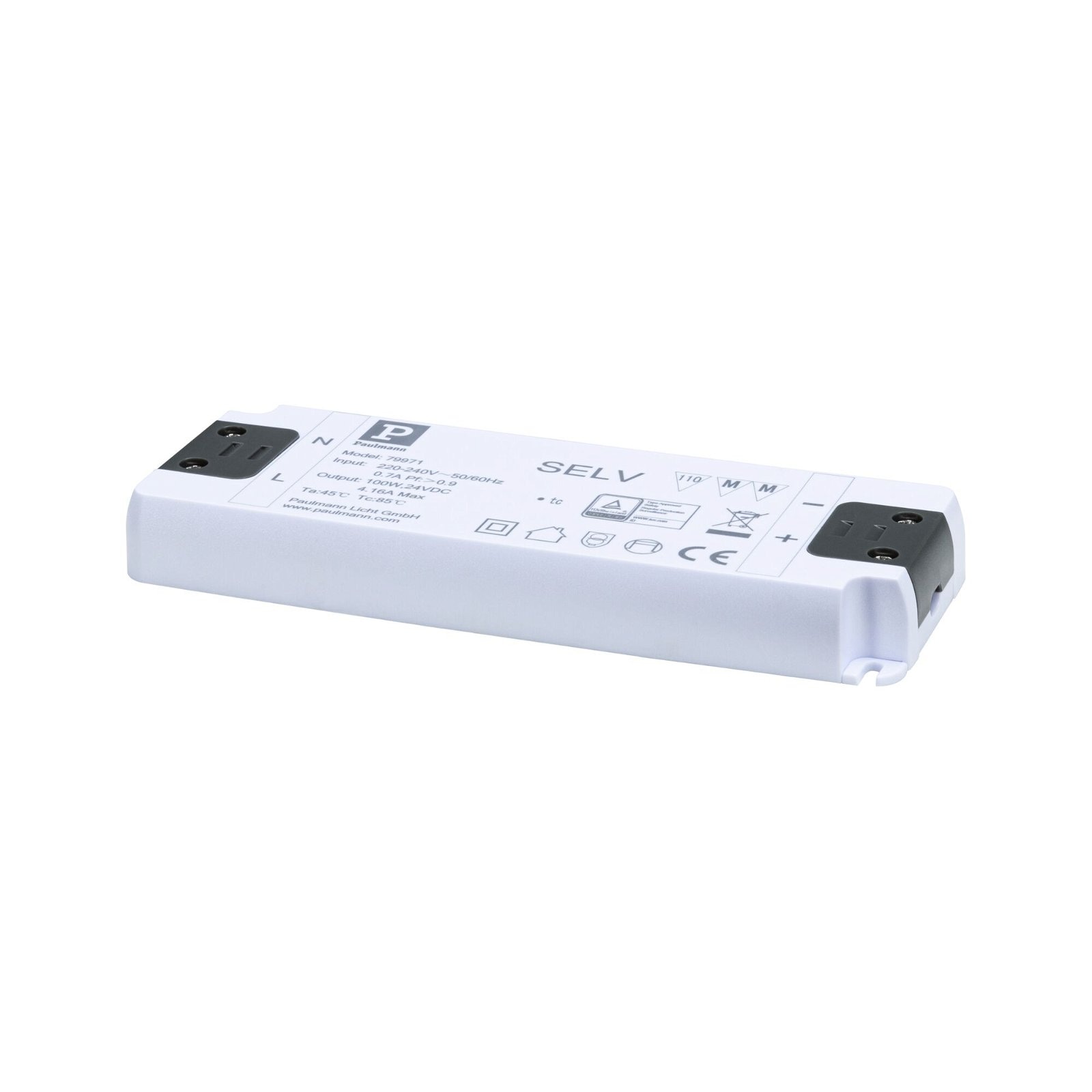Paulmann LED-Streifen »Pro Power Supply Flat 24V DC 100VA IP20 Weiß/Kunststoff«, Zubehör