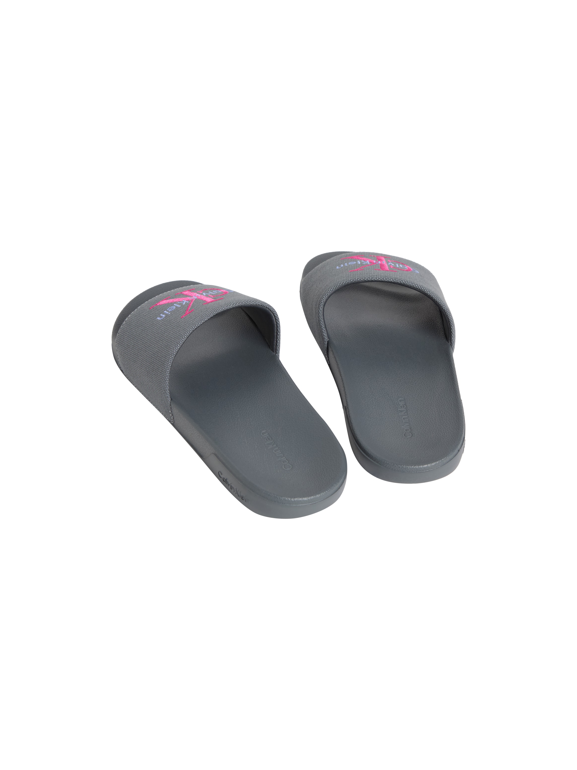 Calvin Klein Pantolette »ESS SLIDE CV WN«  Sommerschuh, Poolslides, Pantolette, Strandschuh mit Logoschriftzug