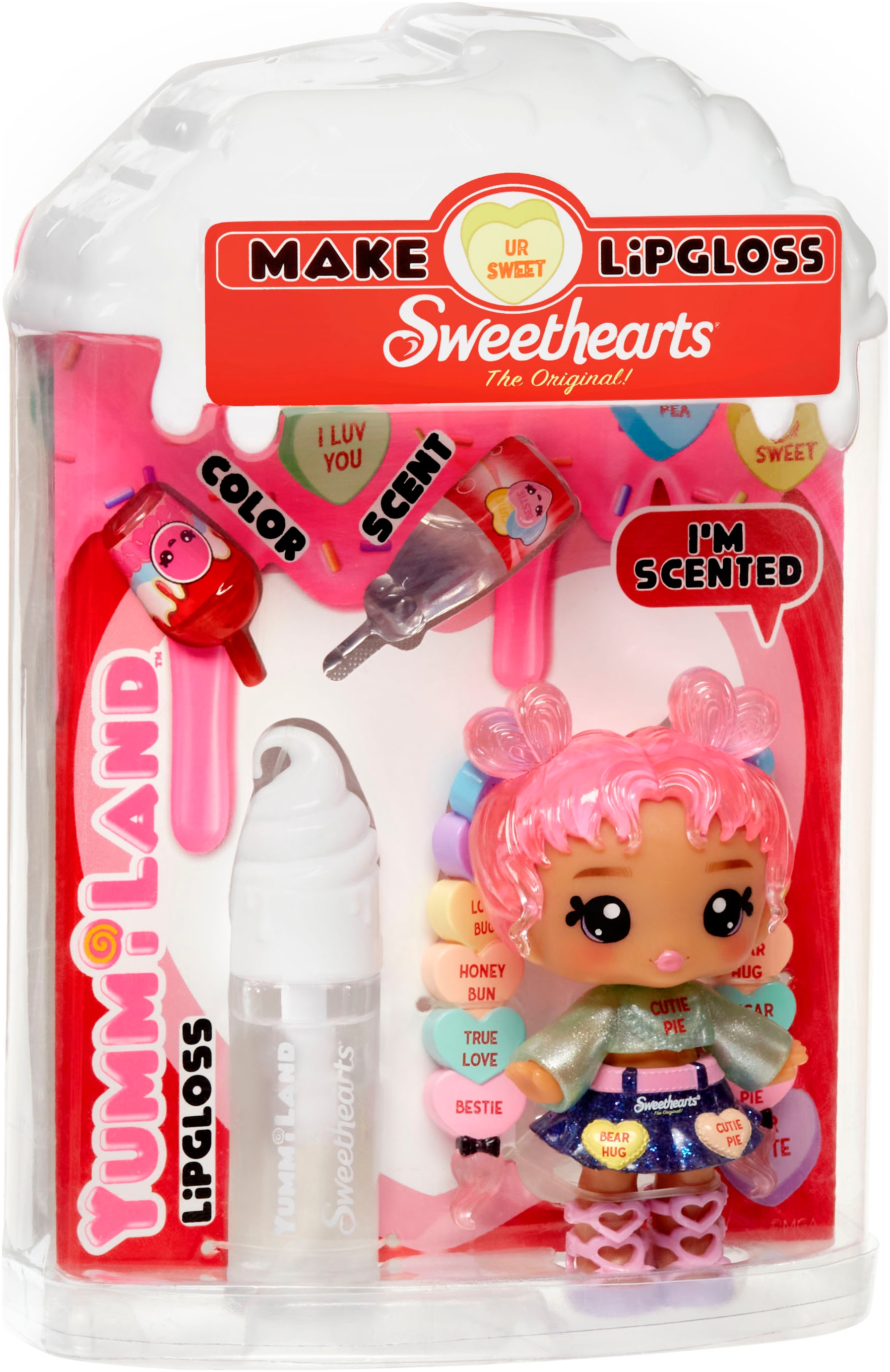 Minipuppe »Yummiland Sweet Lip Gloss-Lily Hearts«, inklusive Schlüsselanhänger