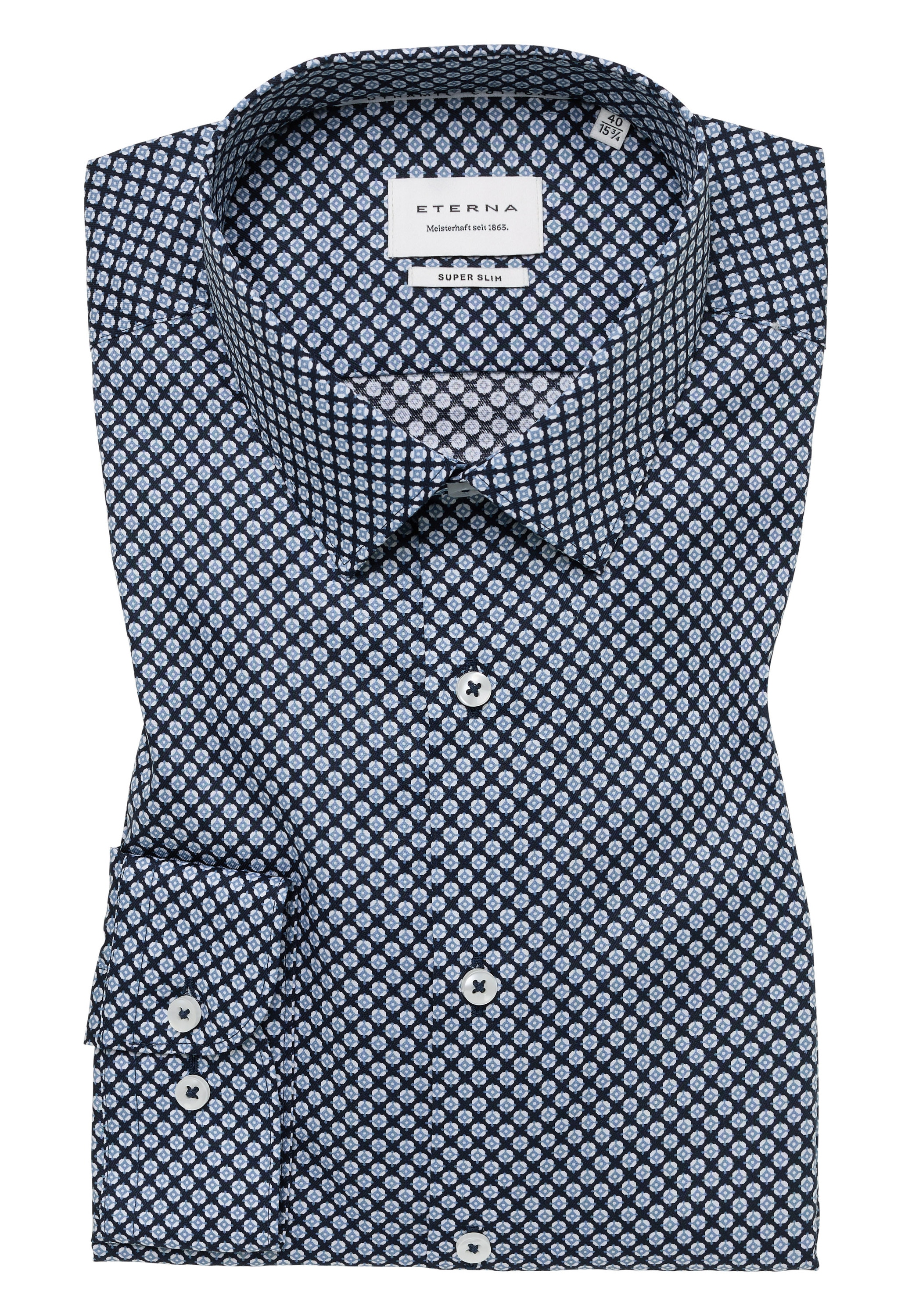 Eterna Langarmhemd »SUPER SLIM« NON IRON (bügelfrei)