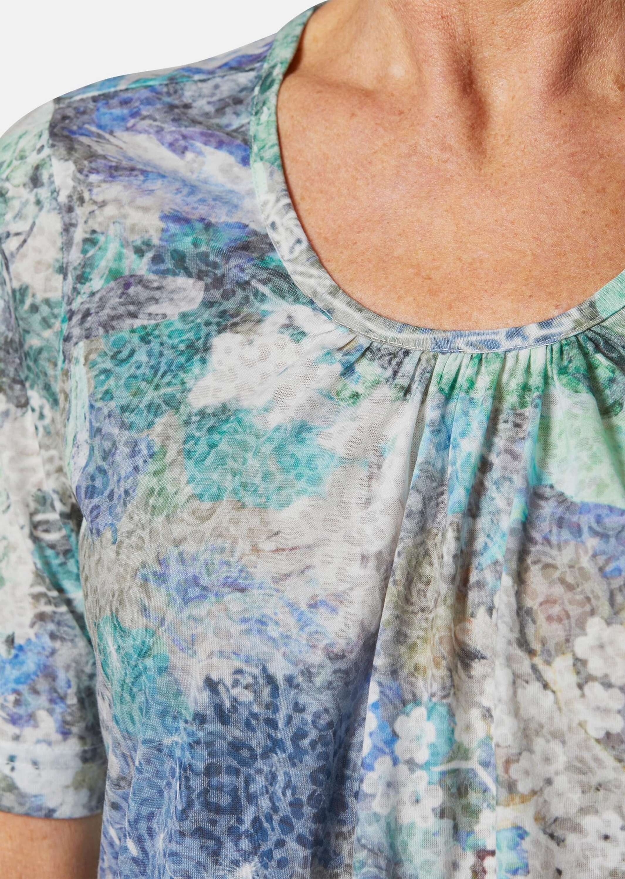 GOLDNER Print-Shirt »Faszinierendes Ausbrenner-Shirt«