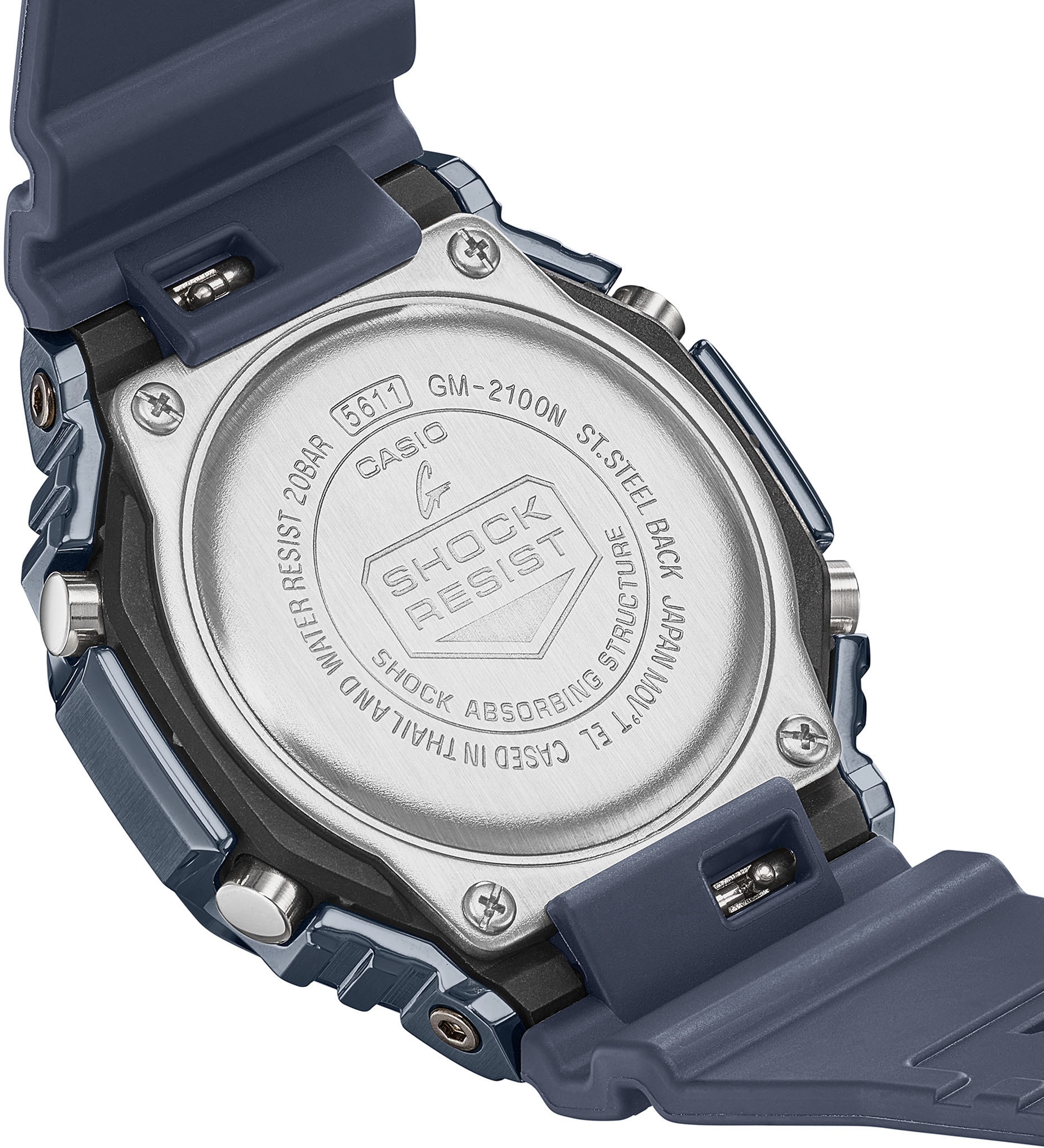 CASIO G-SHOCK Chronograph »GM-2100N-2AER«, Quarzuhr, Armbanduhr, Herrenuhr, digital, bis 20 bar wasserdicht