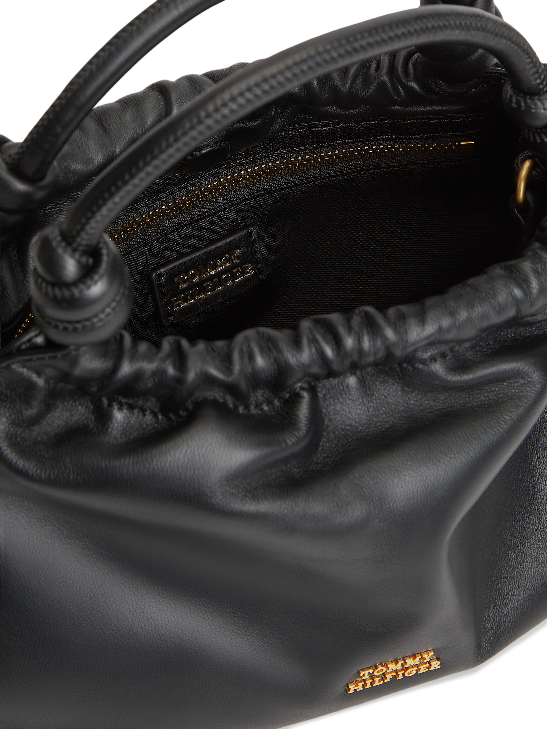 Tommy Hilfiger Umhängetasche »TH SOFT LEATHER MED CROSSOVER« Damen Schultertasch, Handtasche, Tragetasche mit Logoschriftzug