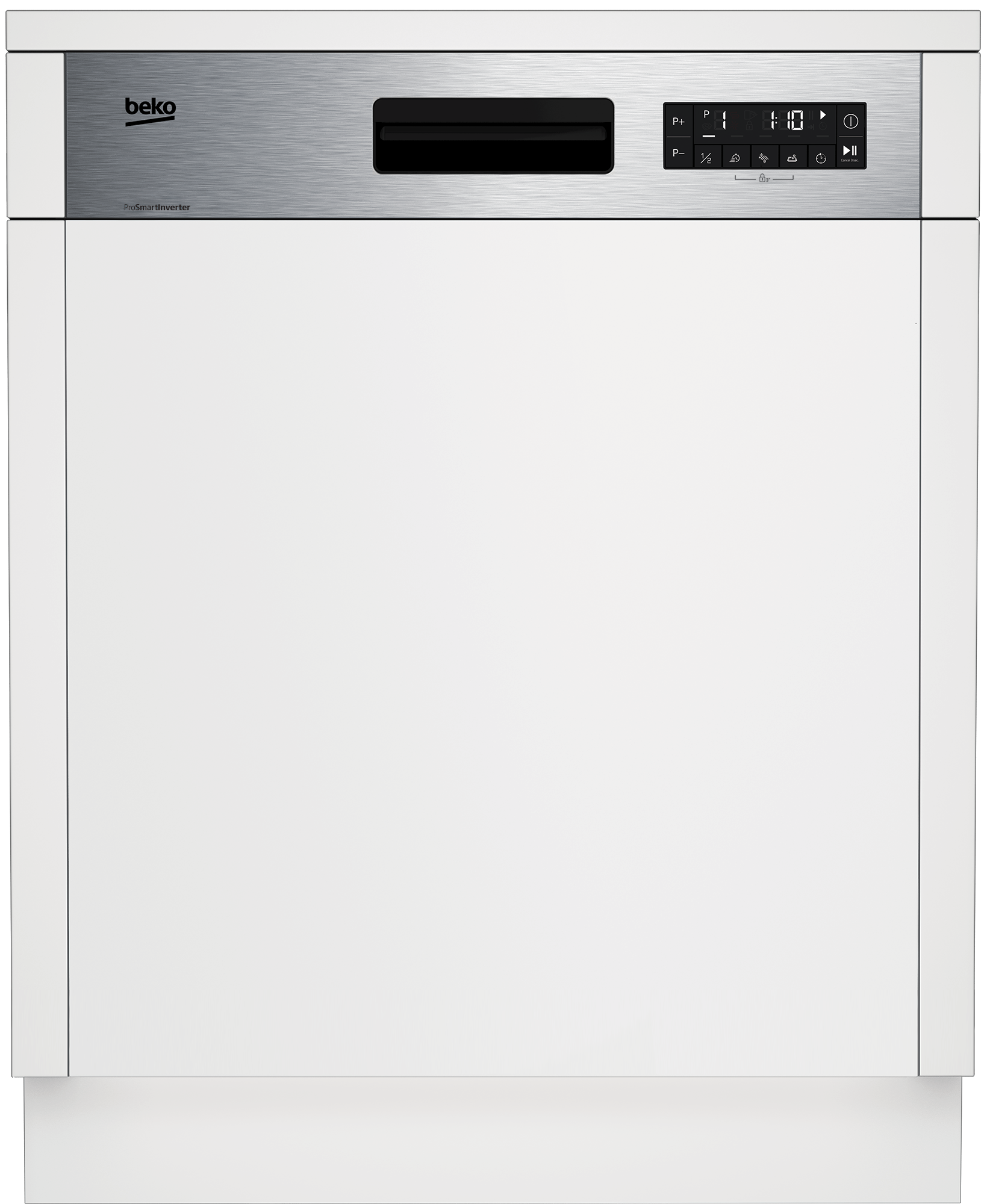 BEKO teilintegrierbarer Geschirrspüler »DSN16440X«, 14 Maßgedecke, ProSmart Inverter Motor