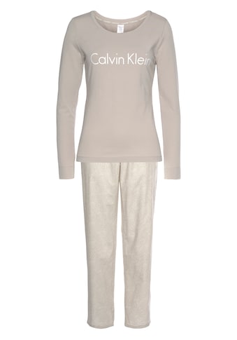 Calvin Klein Pyjama, (3 tlg.), mit Animal-Print-Hose kaufen