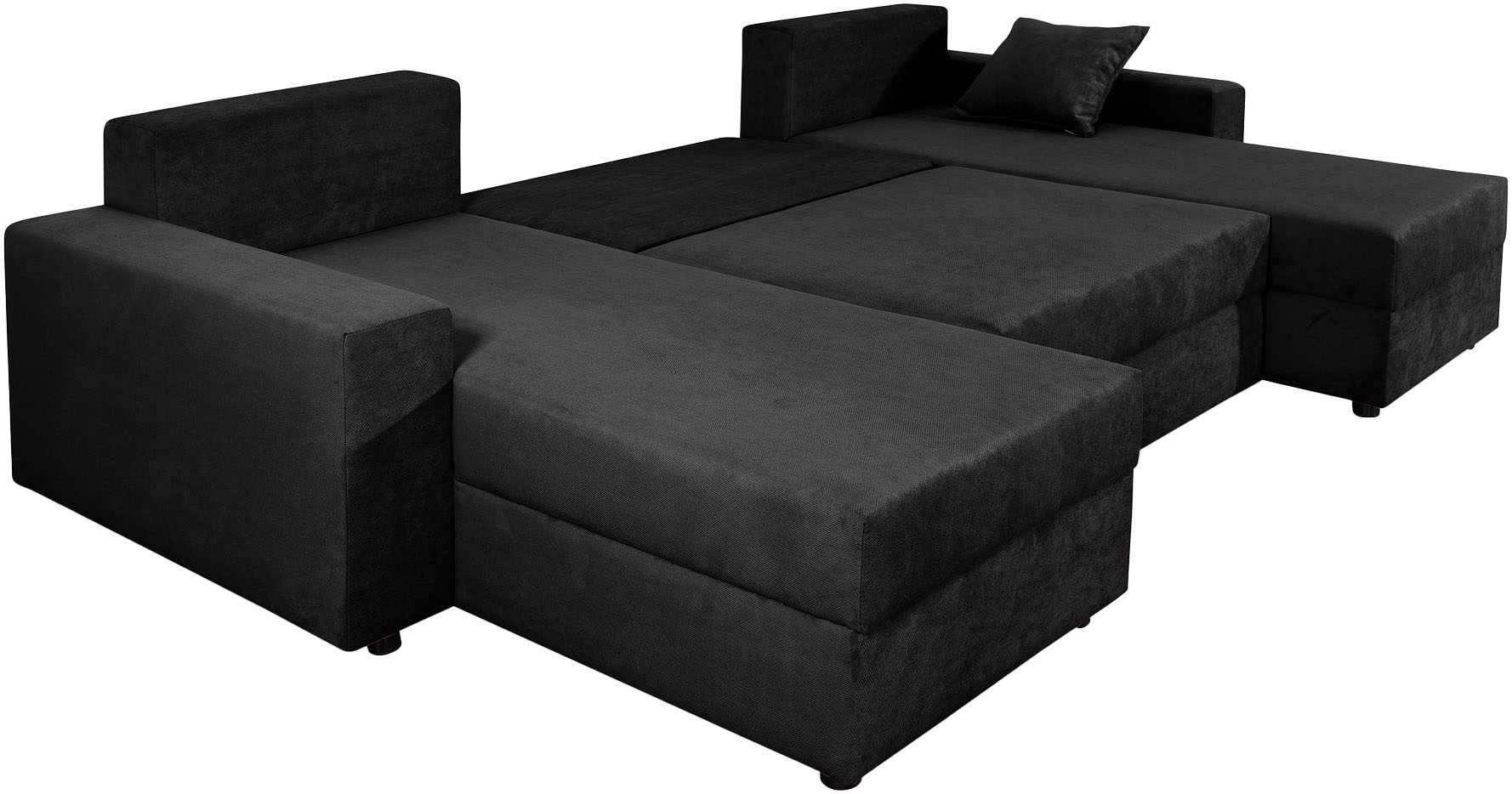 COLLECTION AB Wohnlandschaft »Pico U-Form«, Breite 252, mit Armlehne Schlaffunktion, Bettkasten