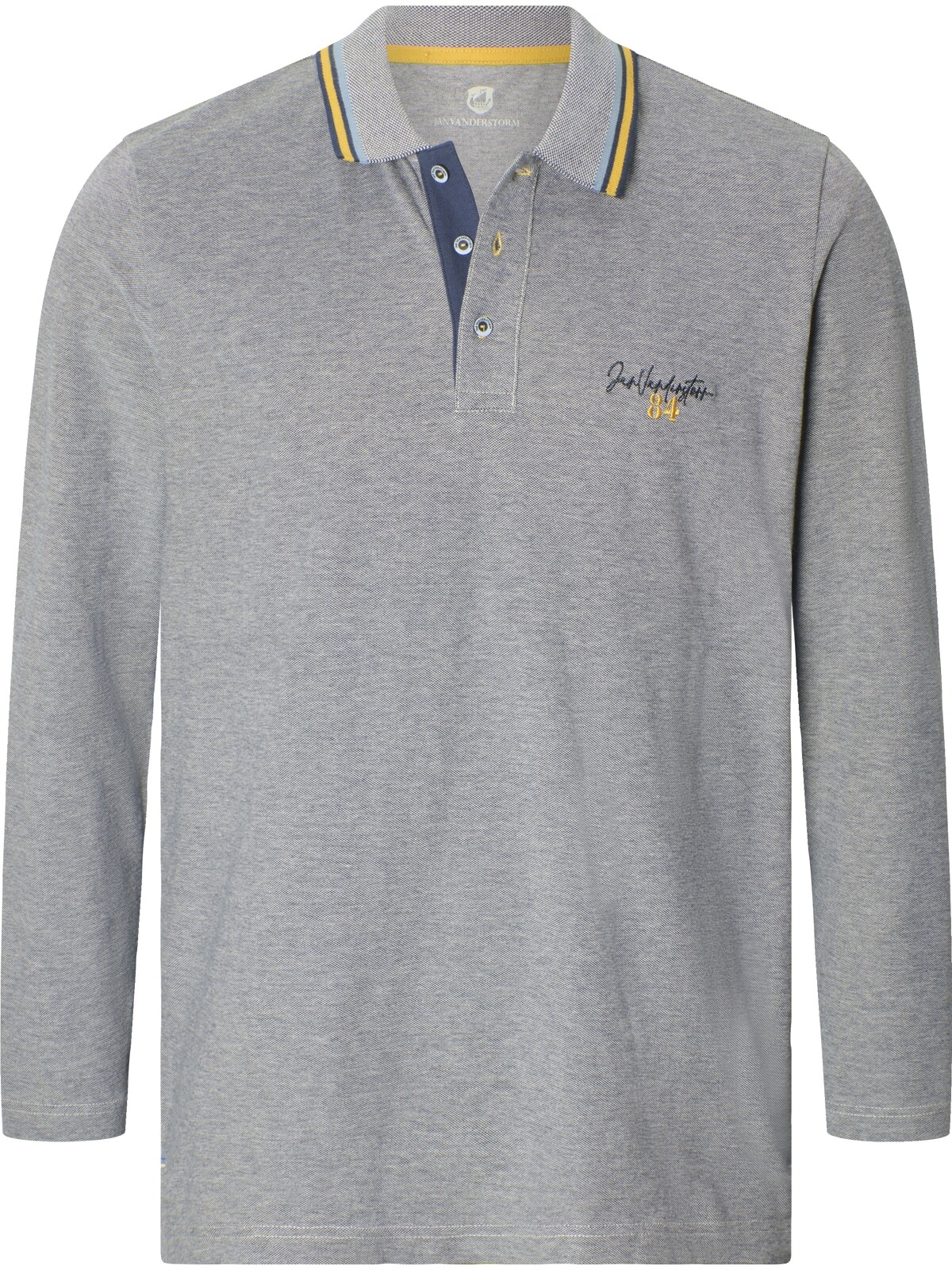 Jan Vanderstorm Langarm-Poloshirt »Doppelpack Langarm-Poloshirt STEY«
