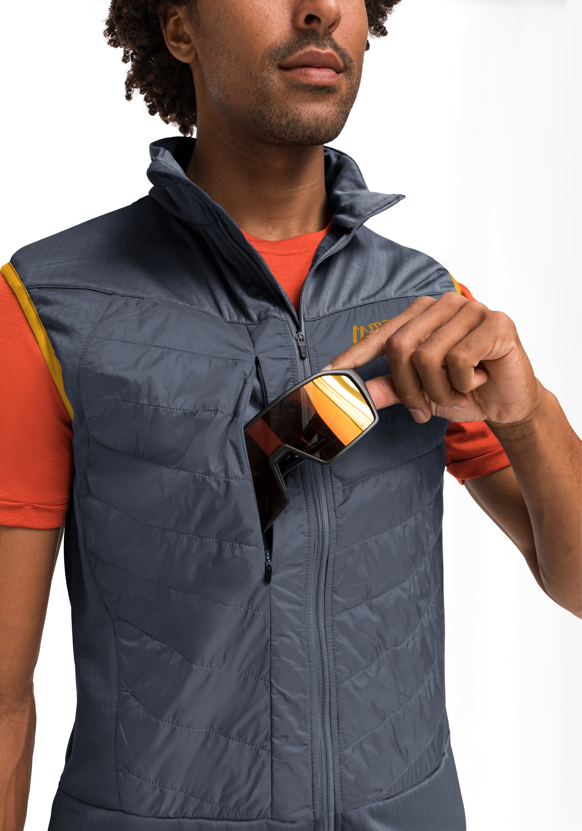 Maier Sports Funktionsjacke »Trift Vest M«, Komfortable Outdoorweste aus schnelltrocknendem Material